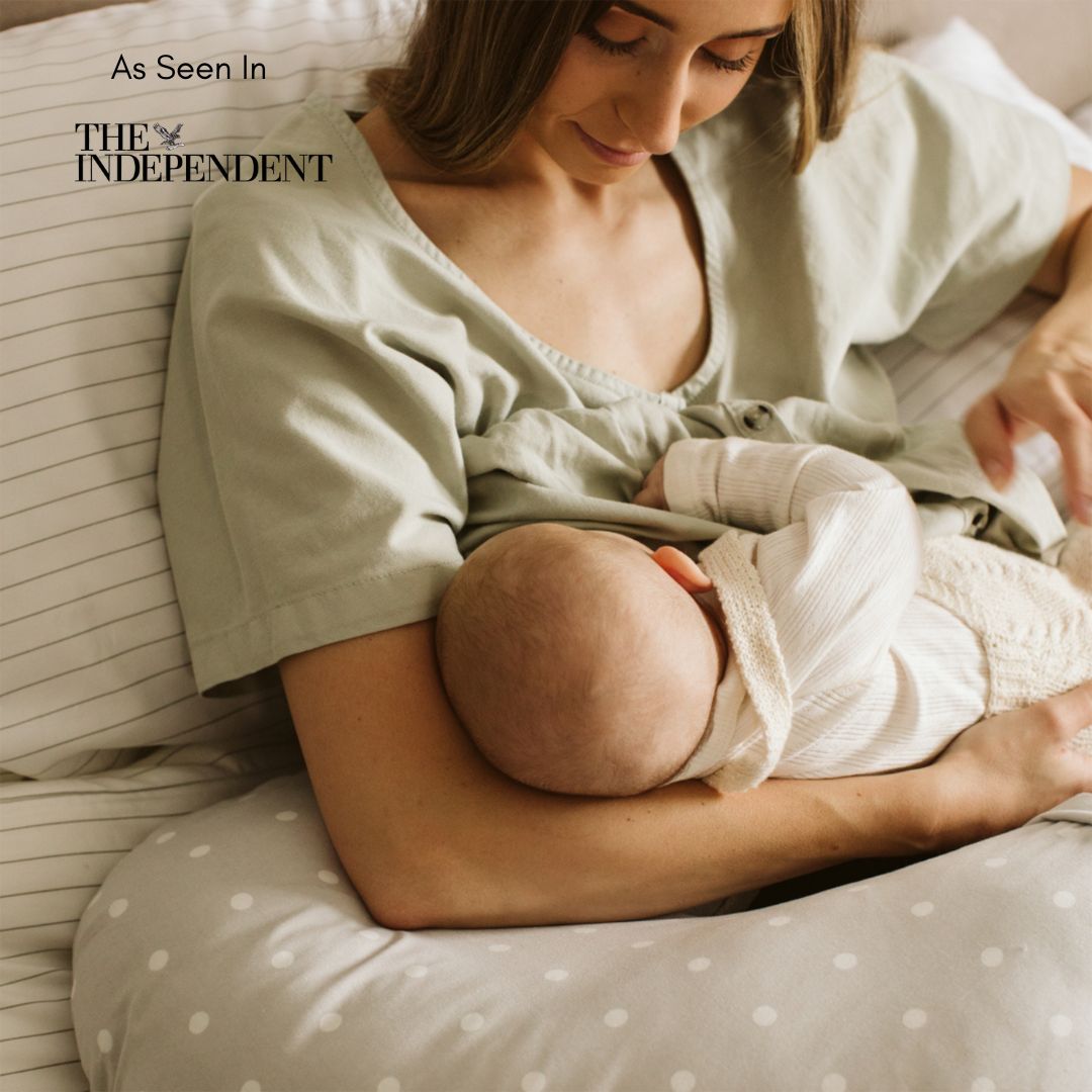 5 in 1 Cocoon Dotted Nursing Pillow Set