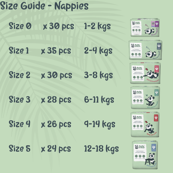 Newborn Starter Bundle with Bamboo Nappies and Wipes