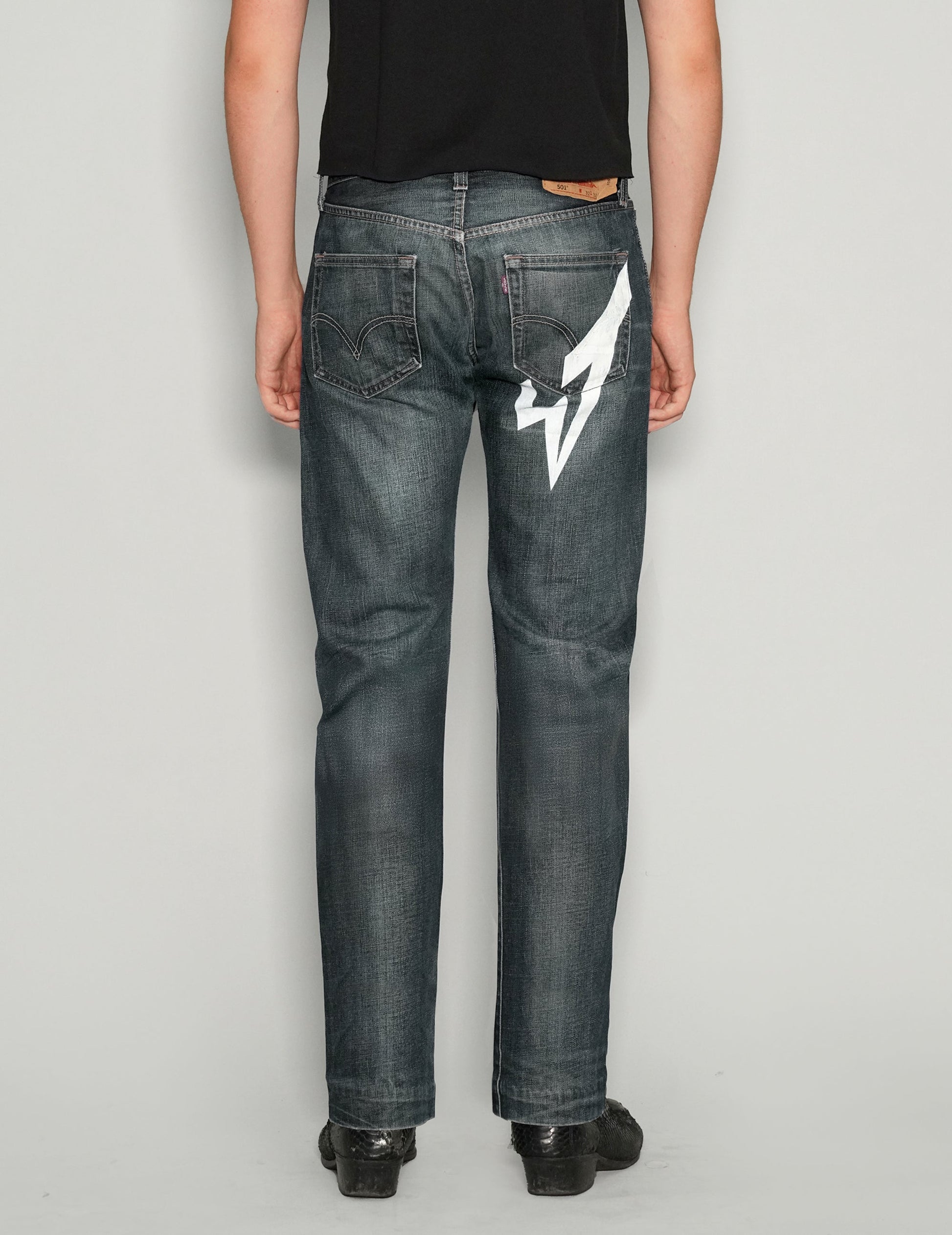 Love Will Tear Us Apart Indigo Jeans Unisex Vintage