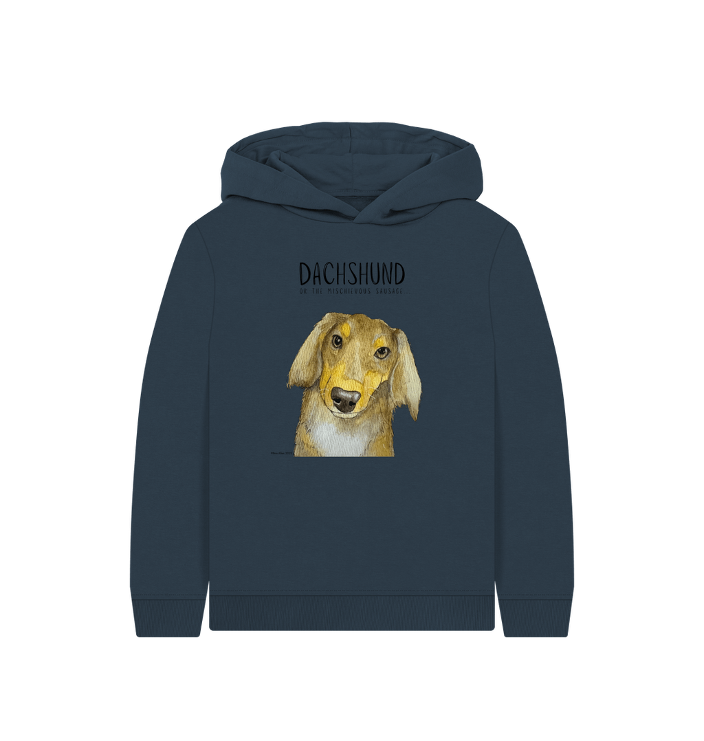 Mischievous Long Haired Sausage Hoodie for Kids