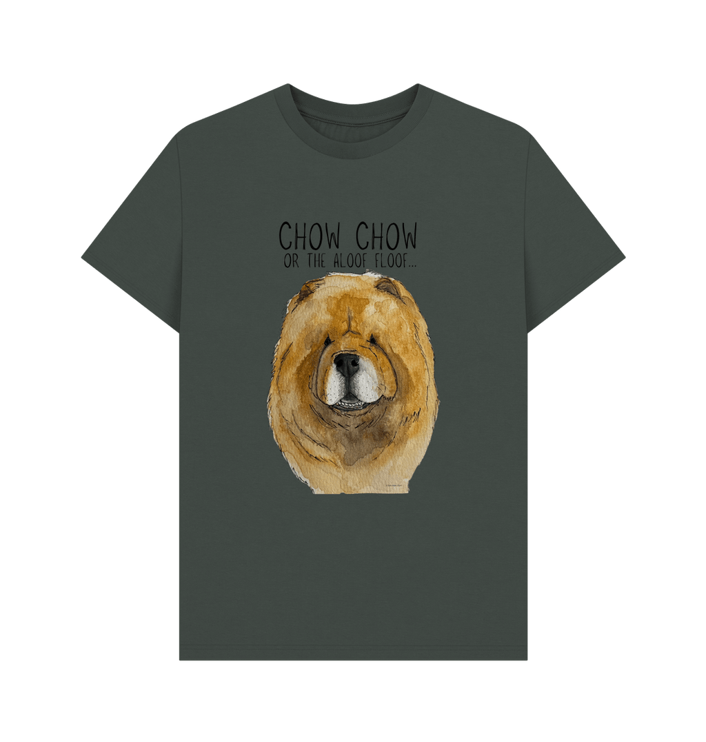 Red Chow Chow Graphic Cotton T-Shirt