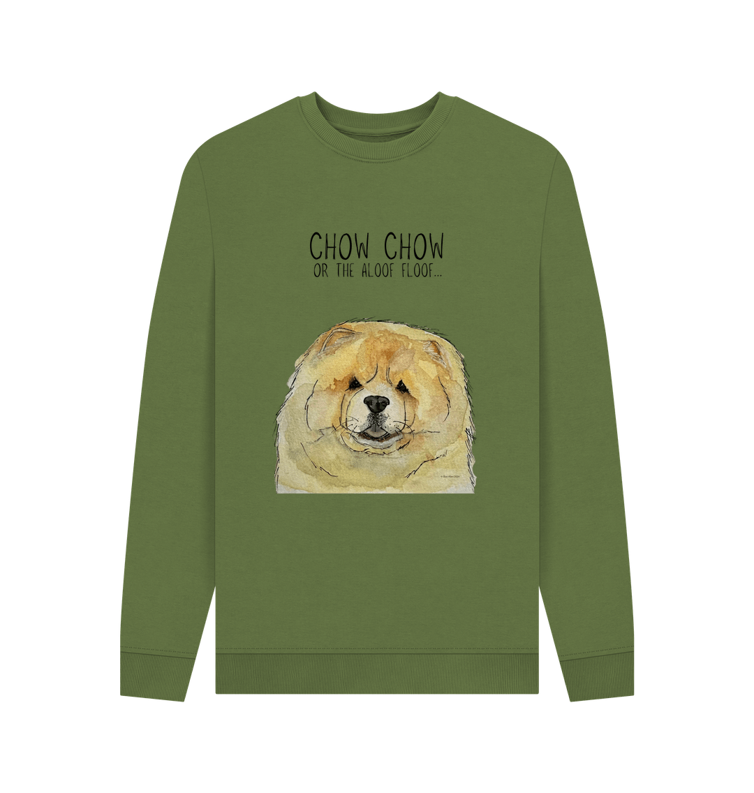 Fawn Chow Chow Aloof Floof Men's Crewneck Sweatshirt