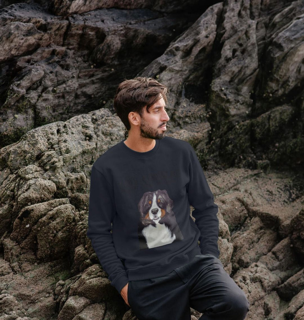 Bernese Mountain Dog Men's Sweatshirt