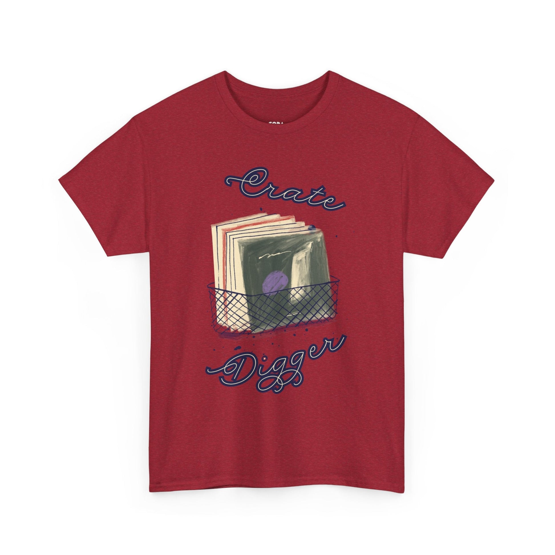 Crate Digger Vinyl Records Men's T-Shirt