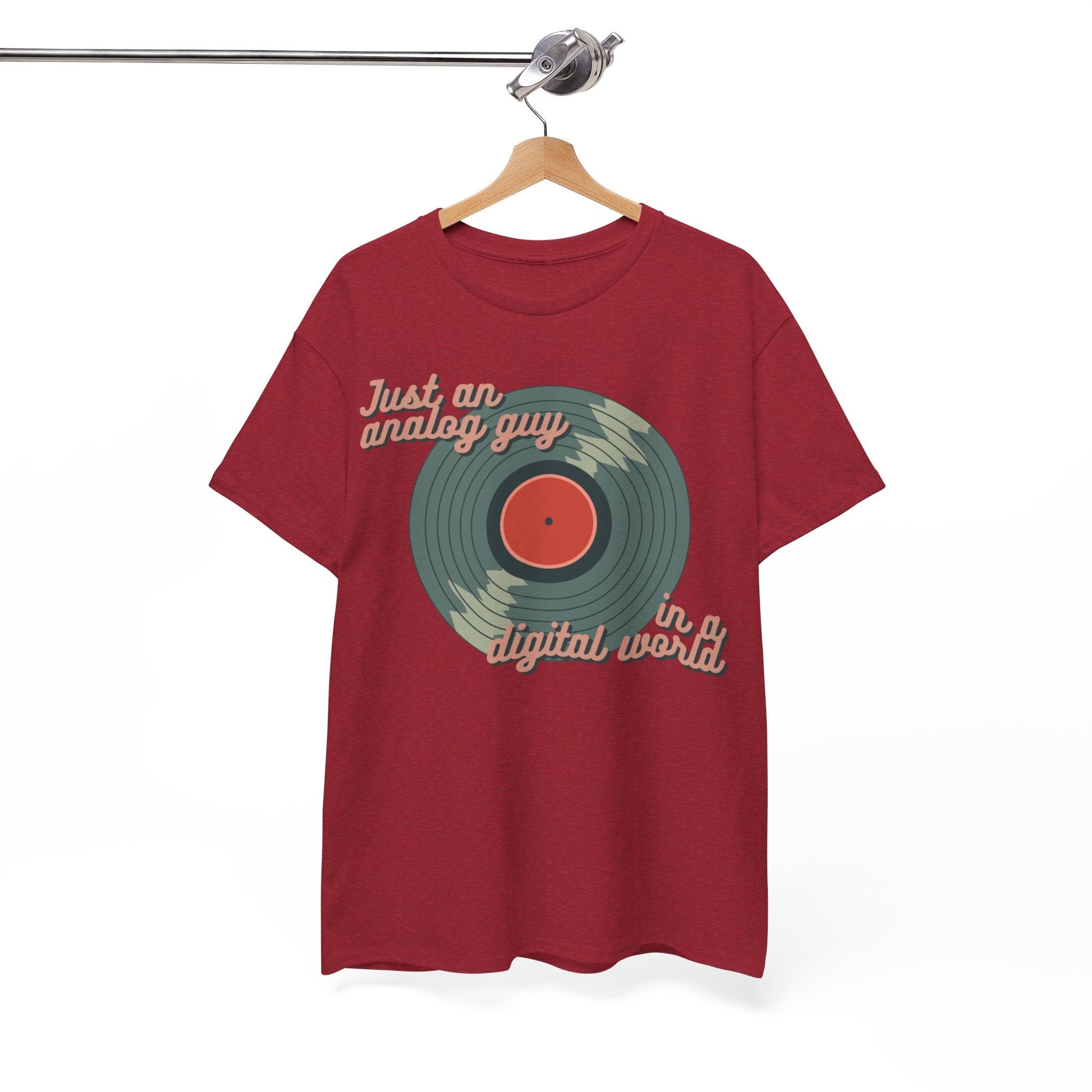 Just an Analog Guy in a Digital World Men's T-Shirt