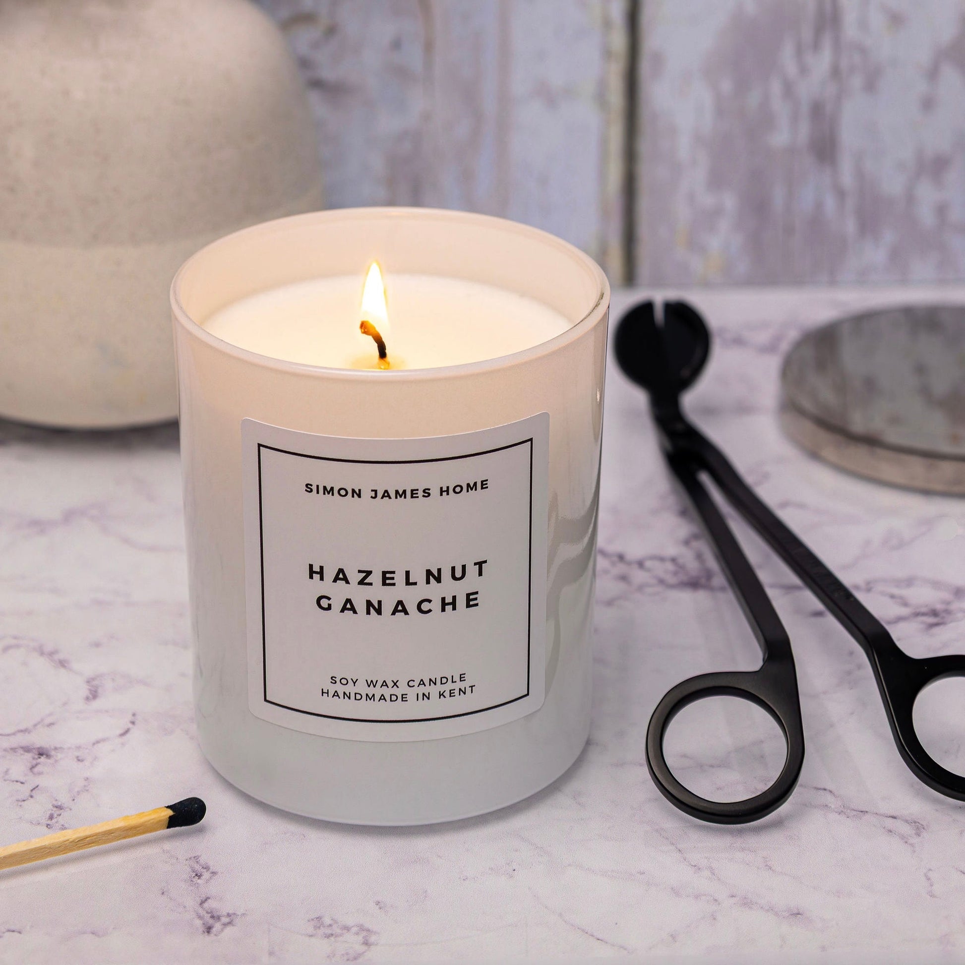 Hazelnut Ganache Handmade Soy Wax Candle