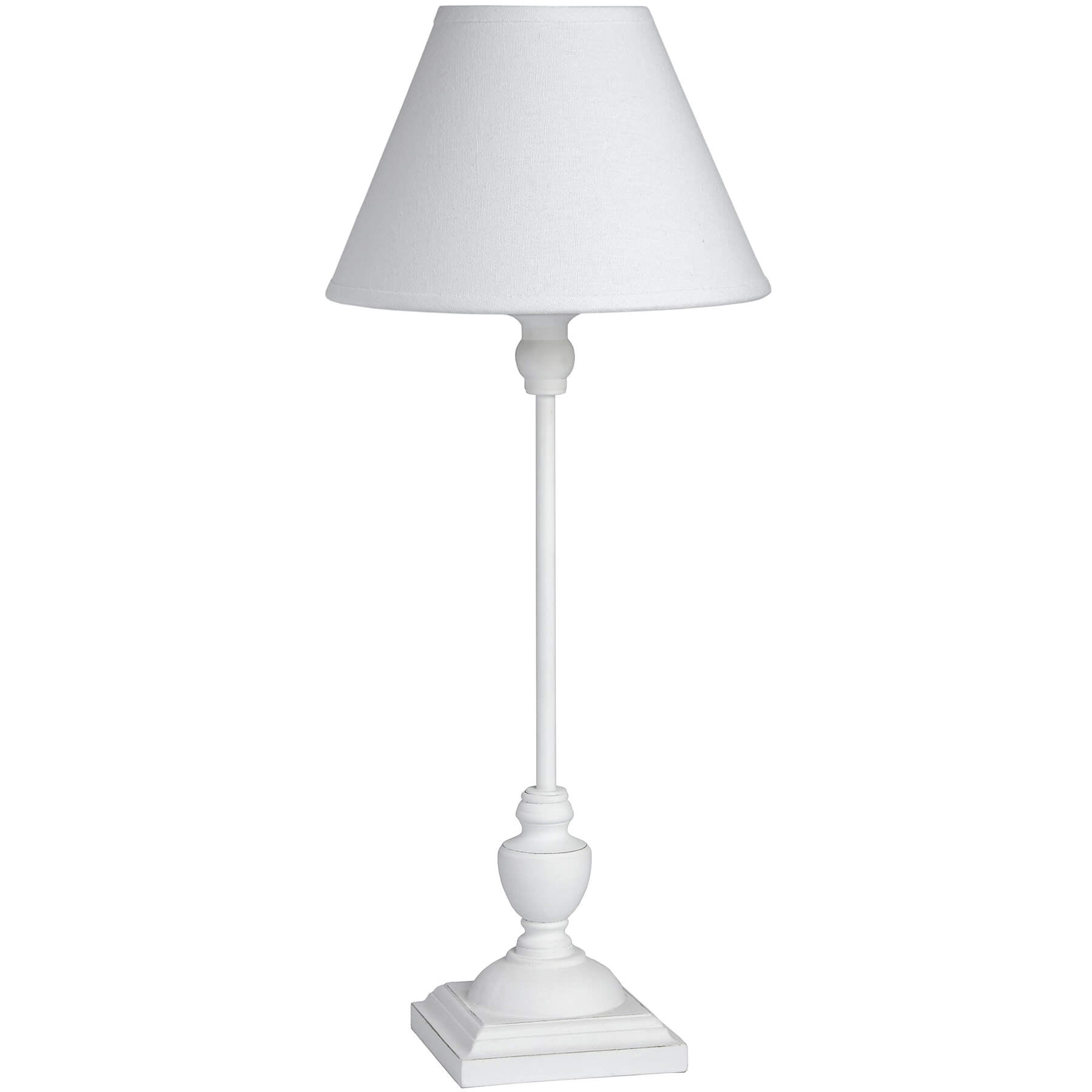 Handcrafted Symi table lamp with distressed wood finish, natural white color, 45cm height, minimalist design for any decor by Sostter at brixbailey.com