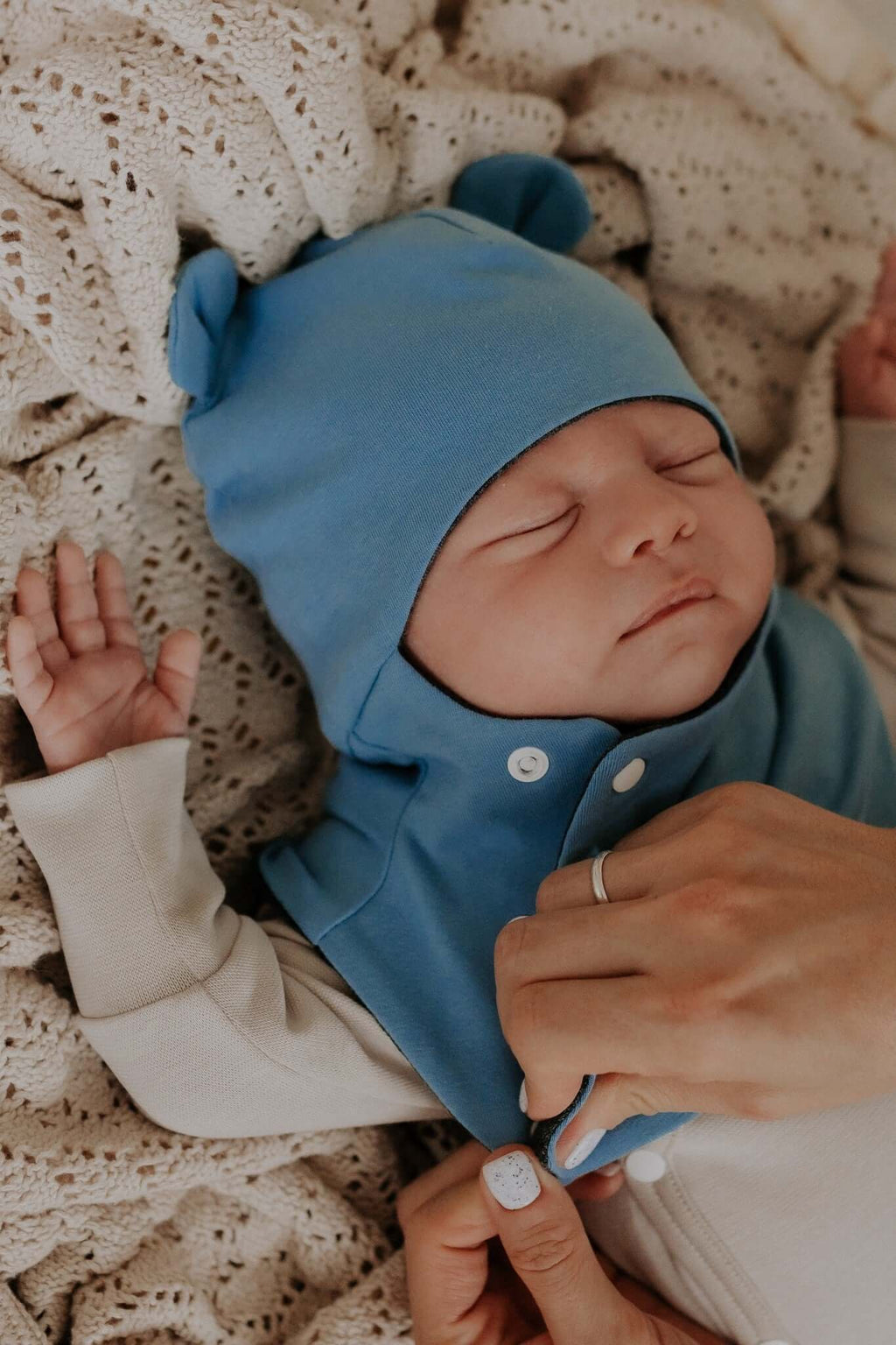 TAISON Baby Balaclava – Cute Double-Cotton Hat & Scarf Combo by Breden at brixbailey.com