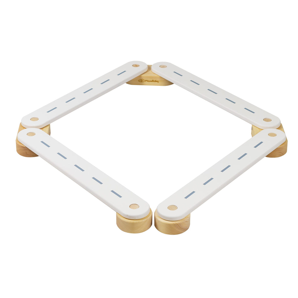 Educational Wooden Balance Beam – Sensory & Learning Path for Kids by MeowBaby at www.brixbailey.com