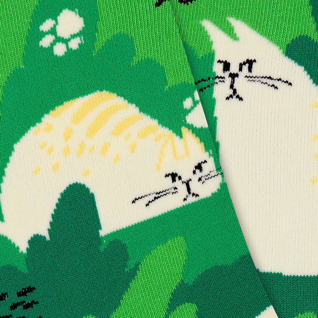 Cattitude in the Canopy Socks