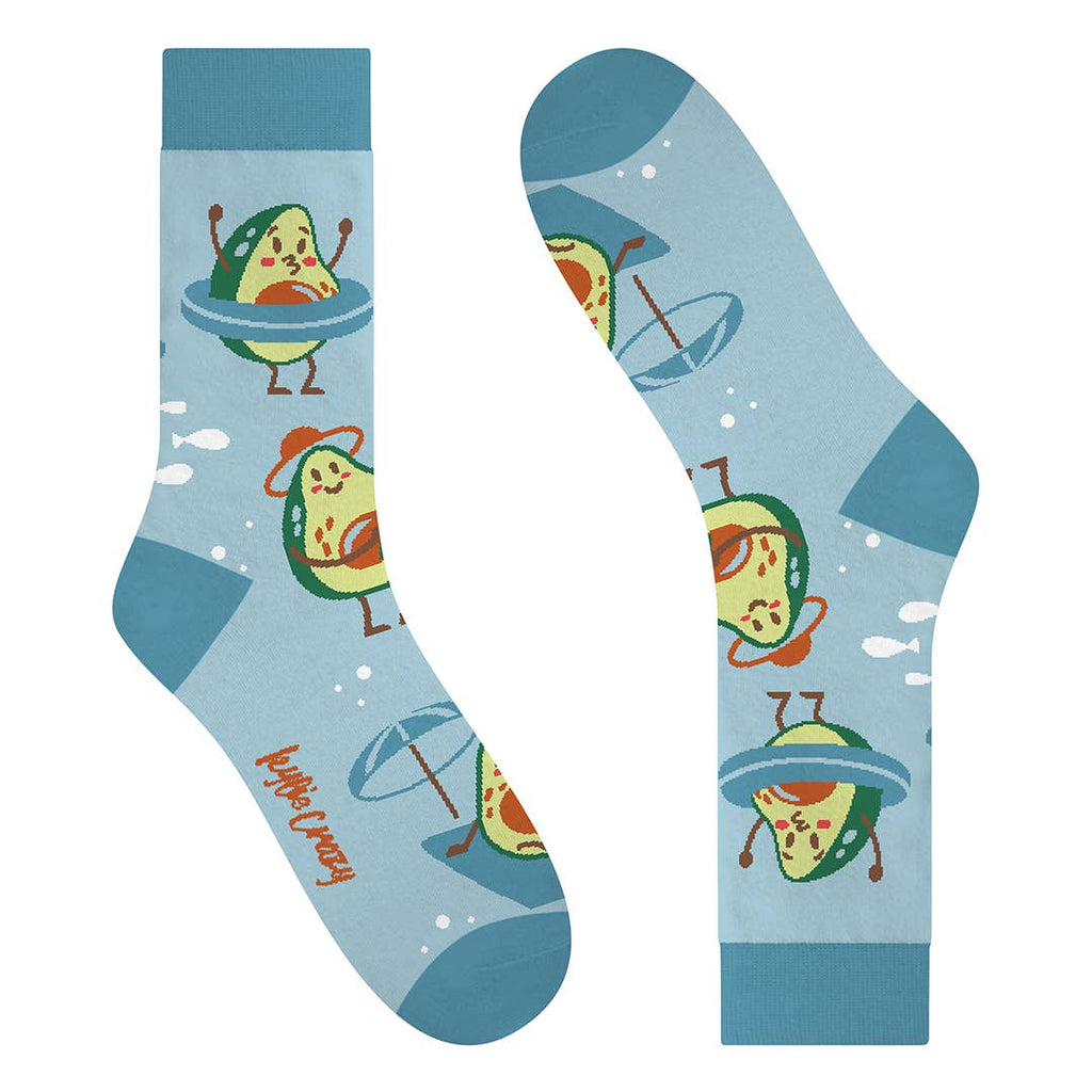 Avocado Beach Party Socks