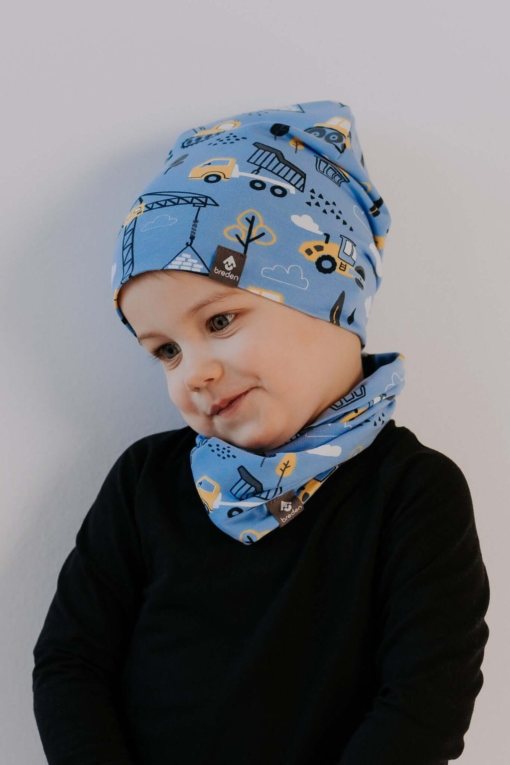 Double Cotton Hat DARGO - Perfect for Spring & Autumn, Kid-Friendly, Under Helmet Fit by Breden at www.brixbailey.com