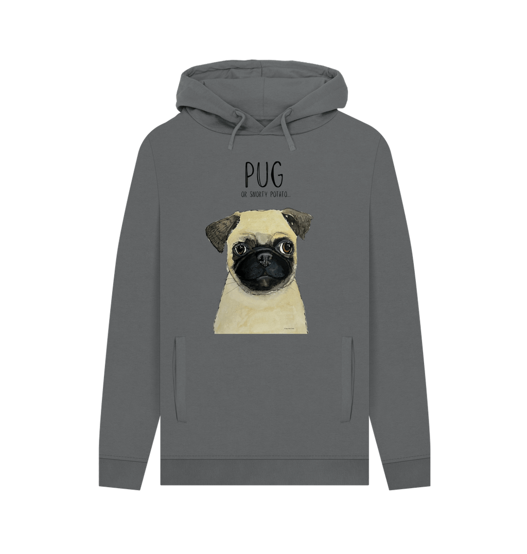 Snorty Potato Men's Hoodie Cozy Funny Pug