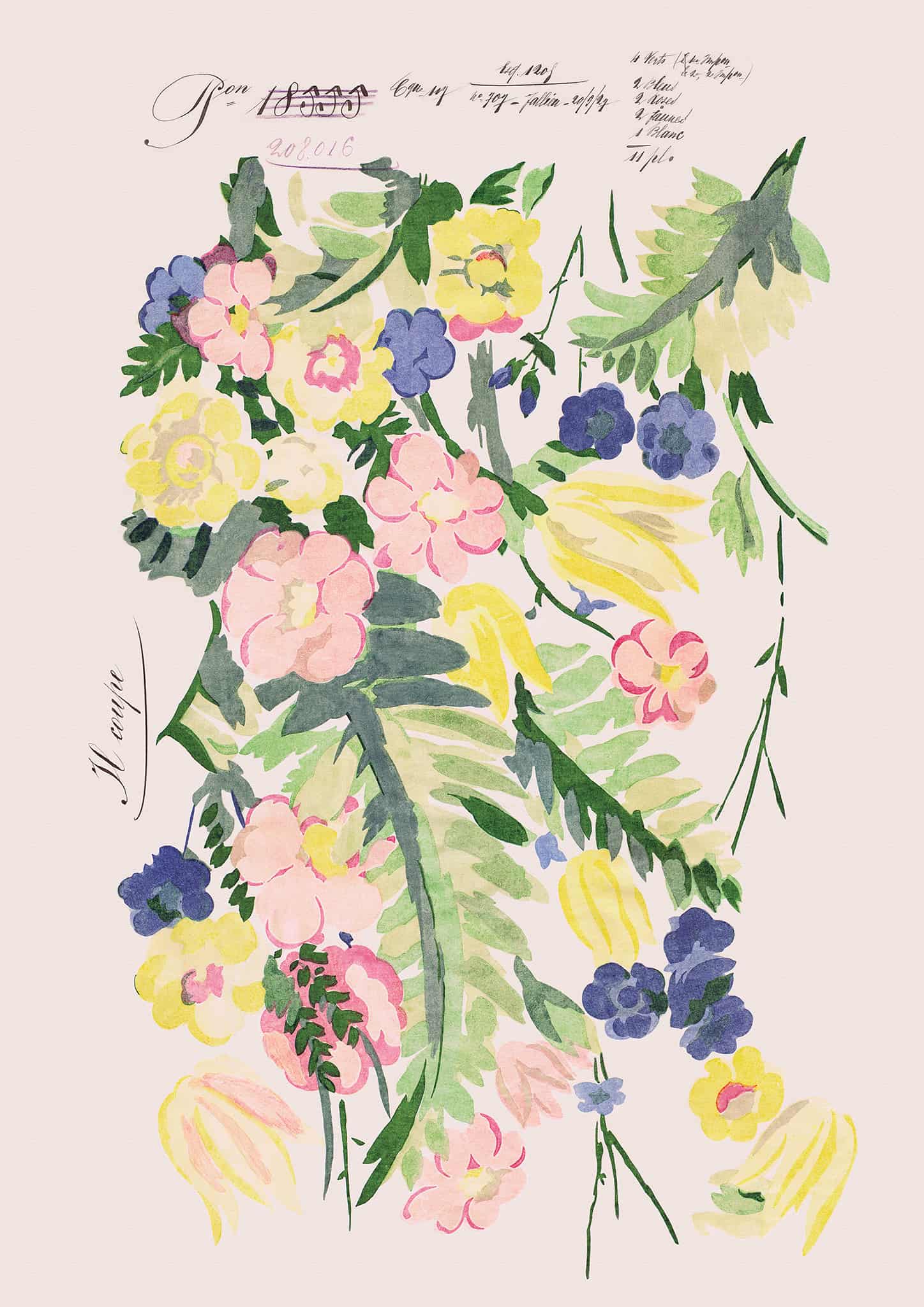 Lady Garden Vintage Archive Poster Print