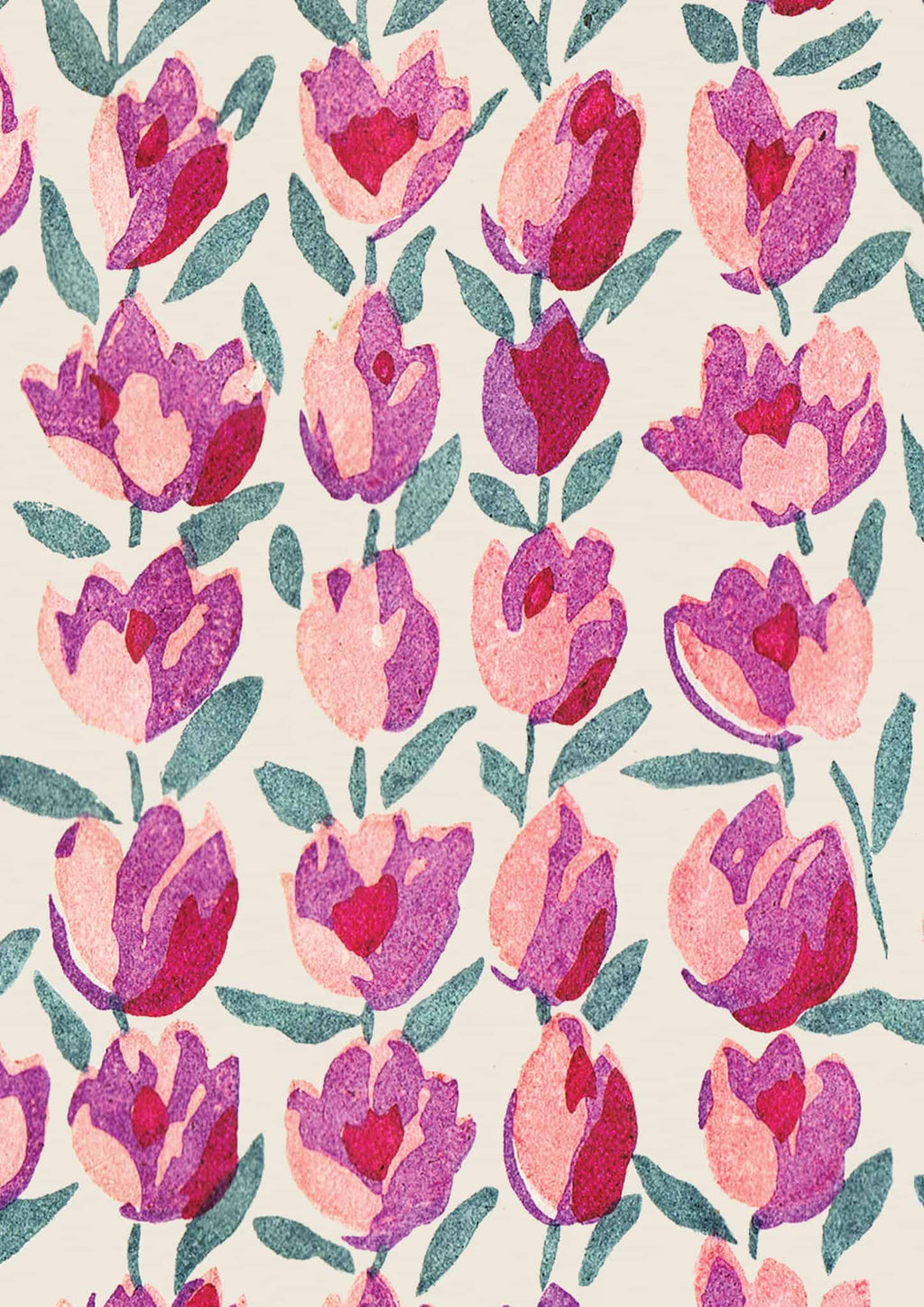 Tulip Kisses Vintage Archive Poster Print