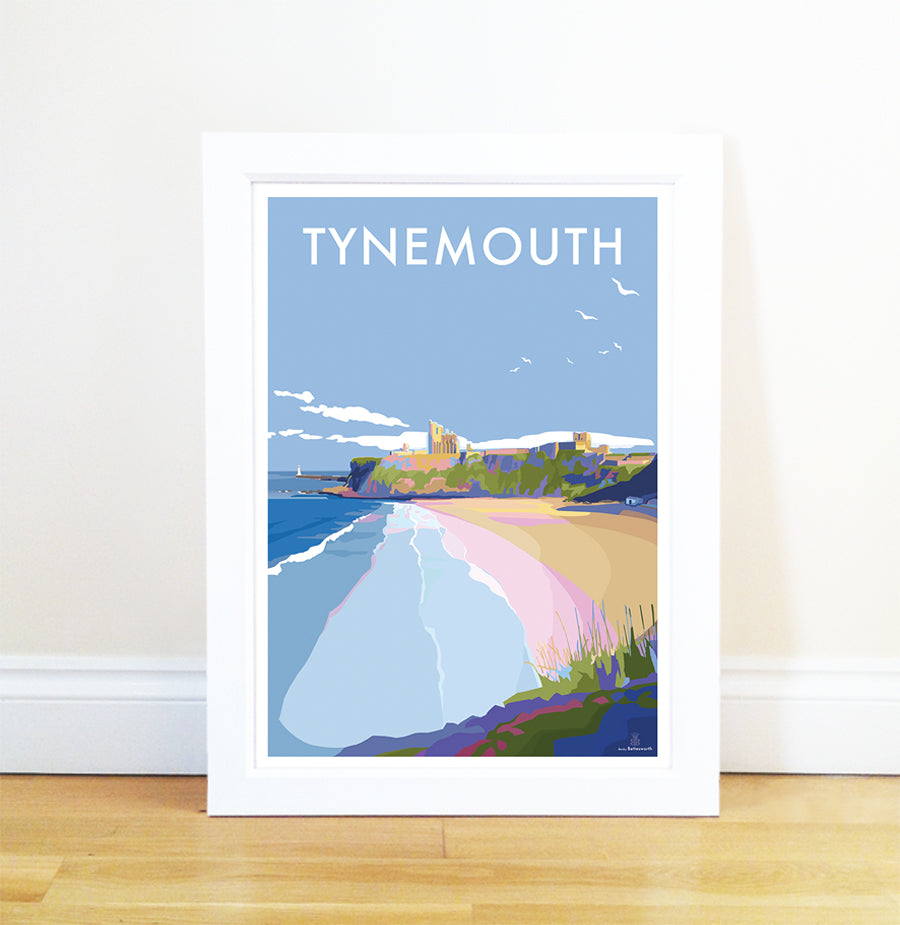Tynemouth Seaside Poster