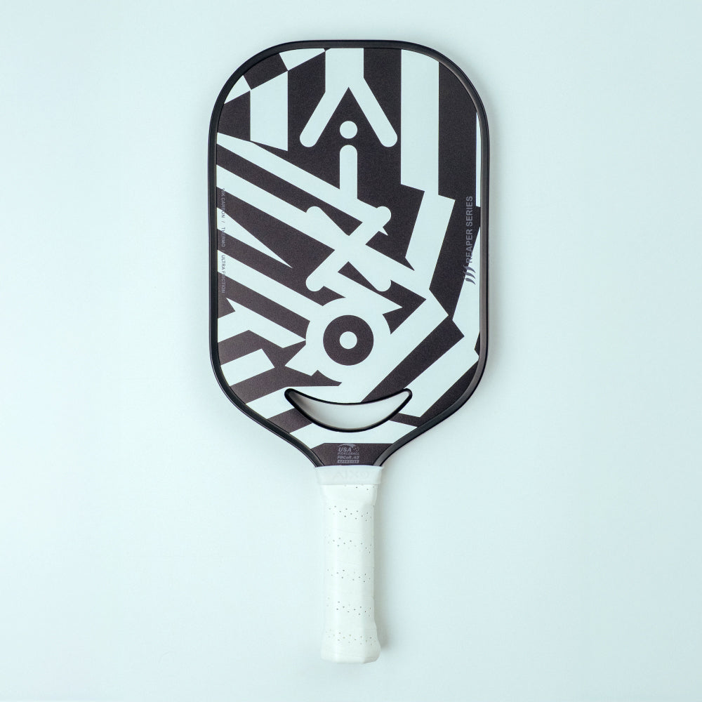 Aixo P14C Reaper Series Chaos Camo 18K Raw Carbon Pickleball Padel