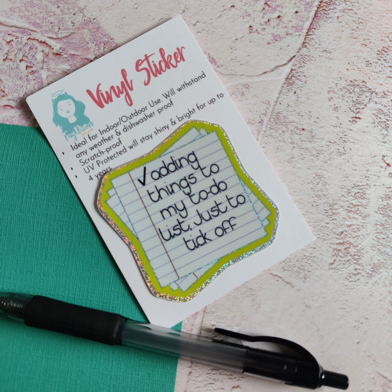 Adding Things to My To Do List Just to Tick Off Vinyl Sticker