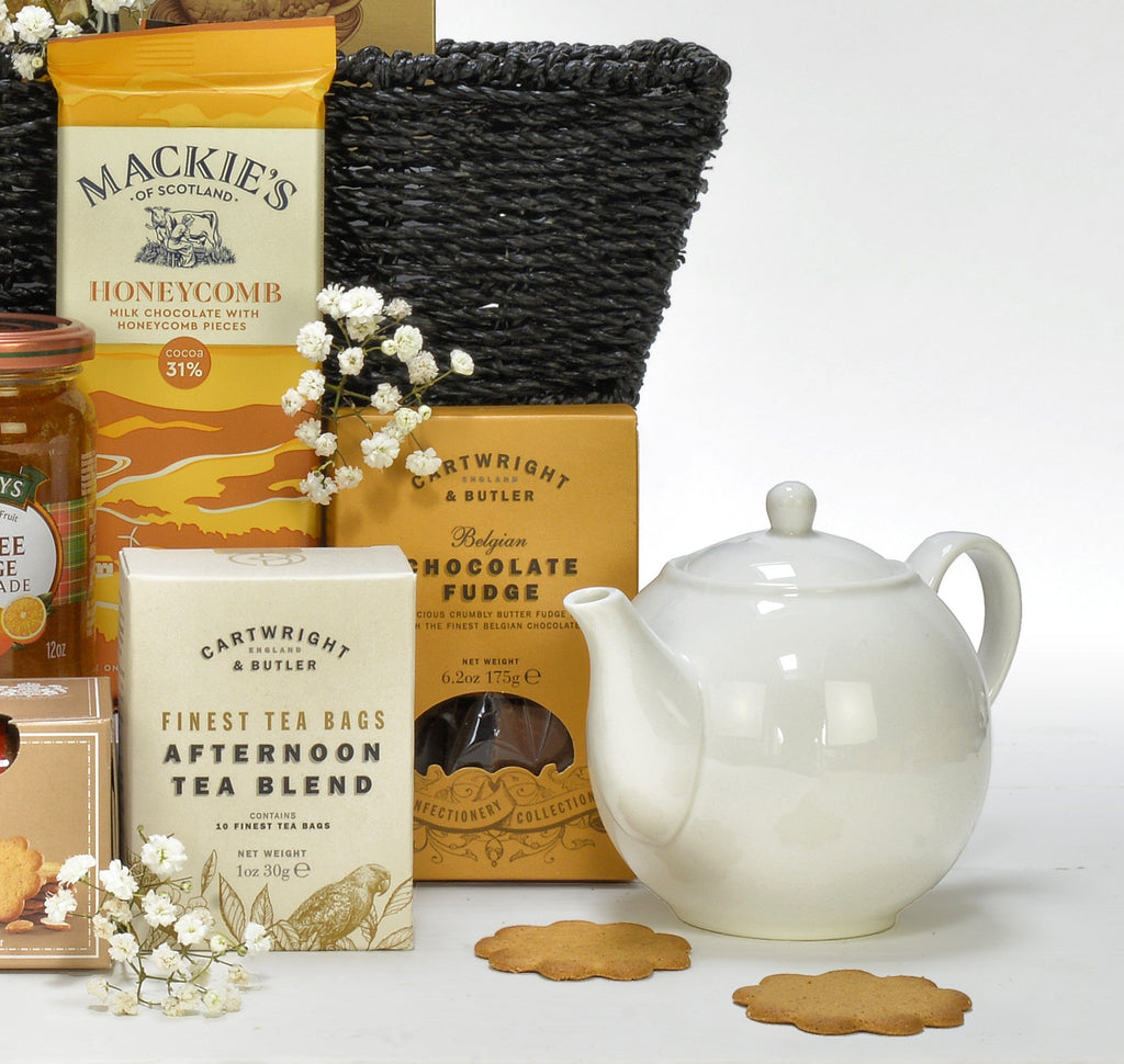 Afternoon Tea Hamper with Wooden Tray