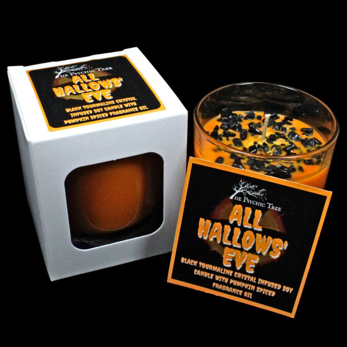 All Hallows Eve Crystal Infused Scented Candle