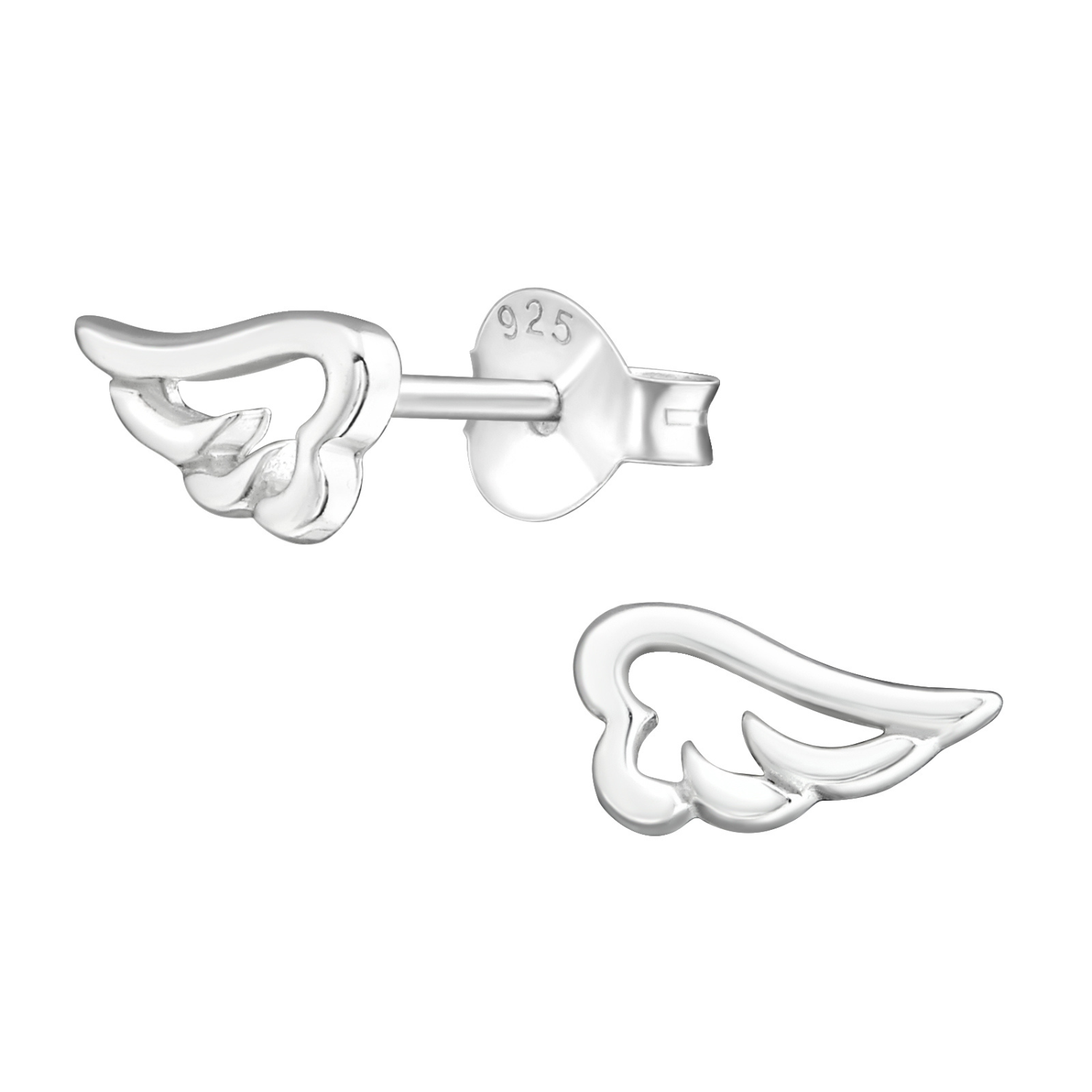 Angel Wing Sterling Silver Earrings