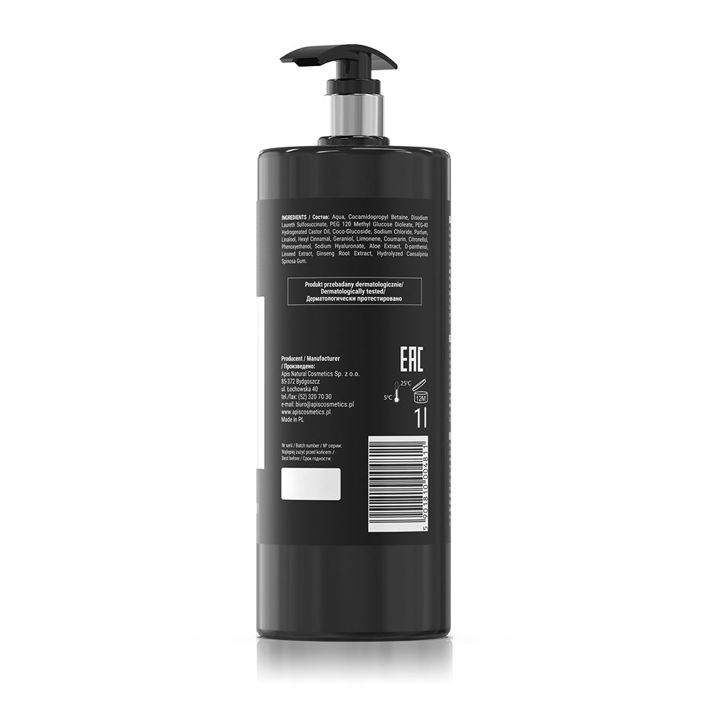 ACTION FOR MEN Moisturising 3 in 1 Body Wash Gel 1L