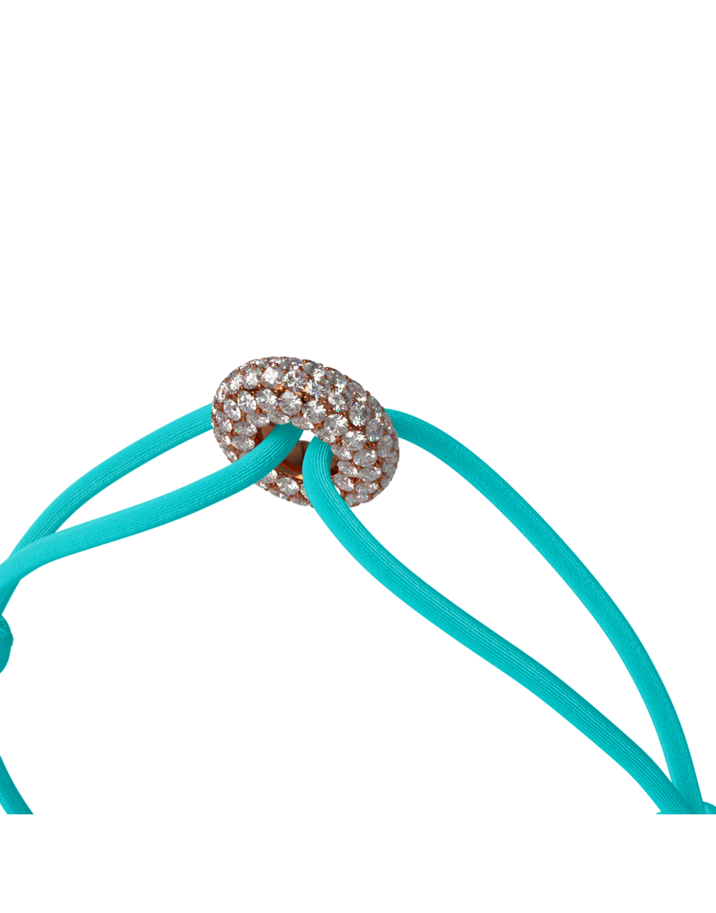 Mini Rose Soho Pave Cord Bracelet