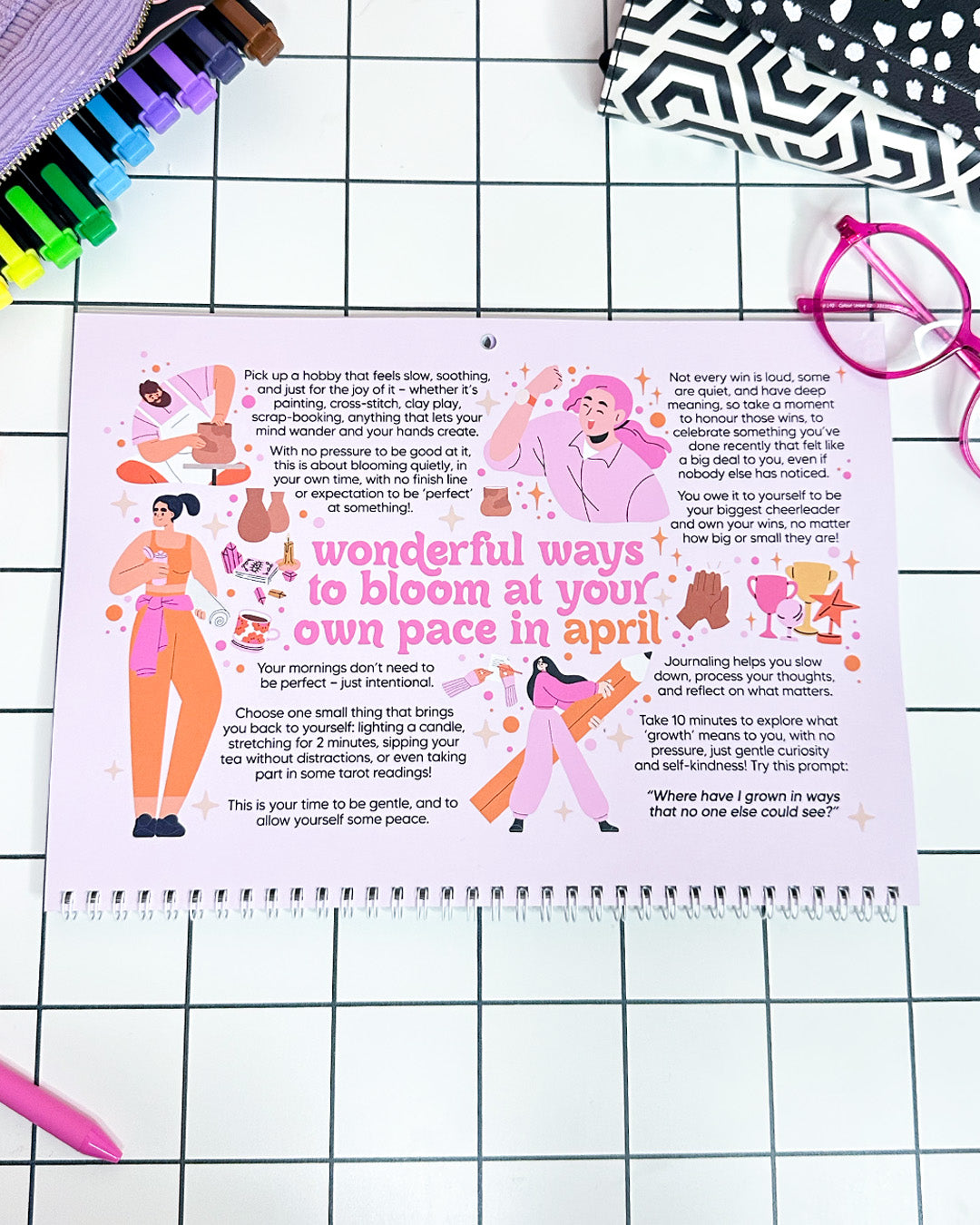 2026 Dated Calendar A Self Love Journey