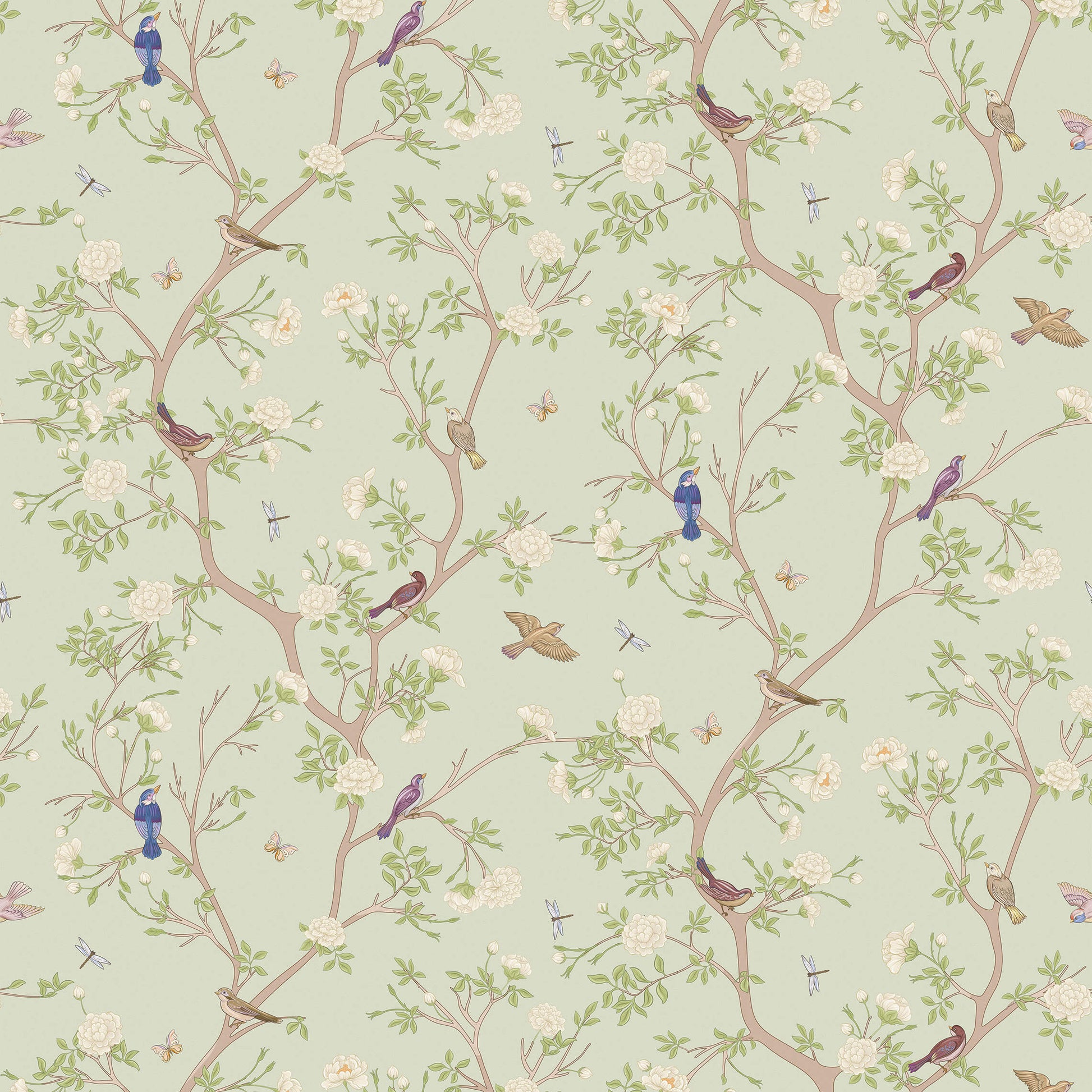 Ashton Asian Bird Wallpaper