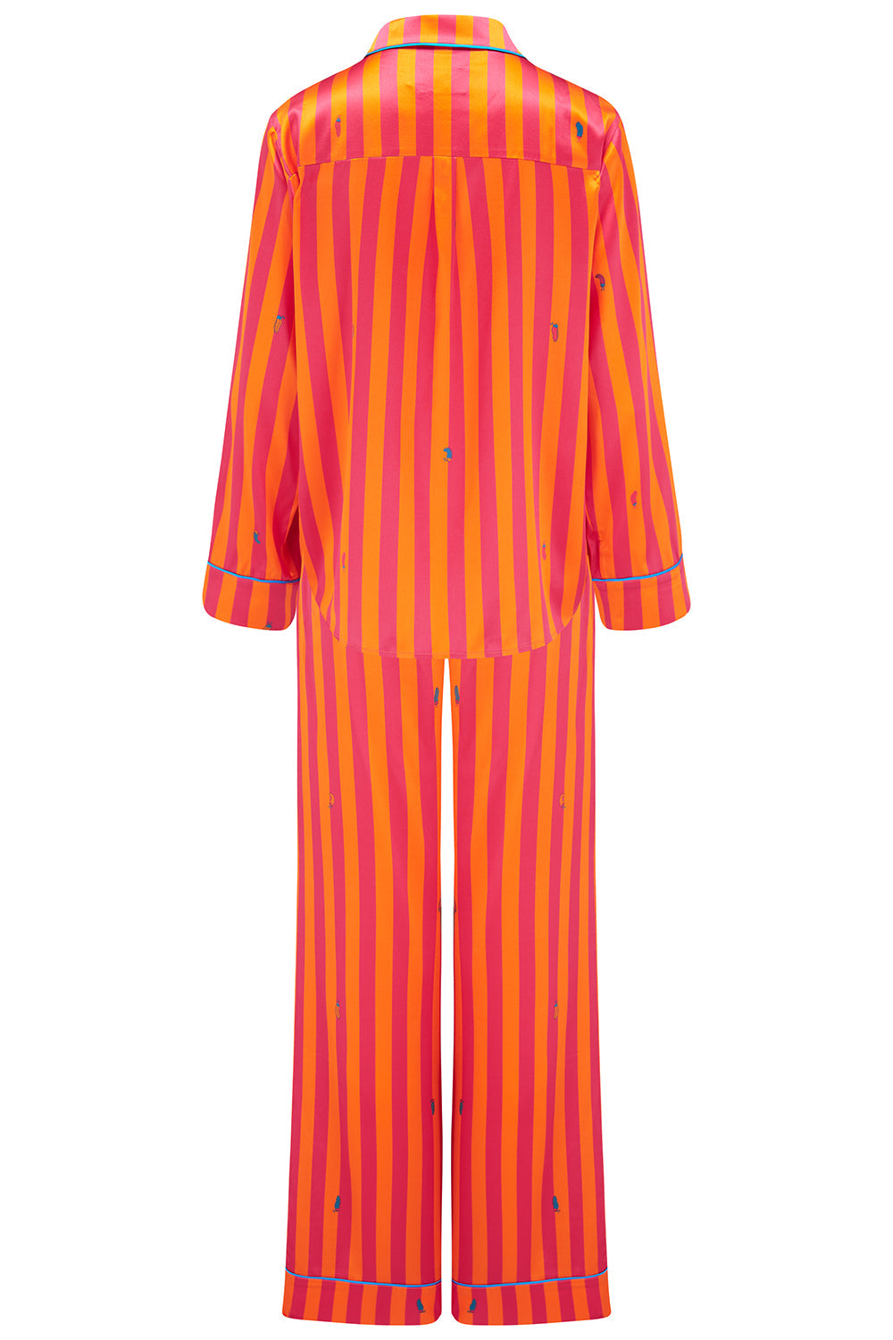 Florence Sunset Stripe Silk Trousers