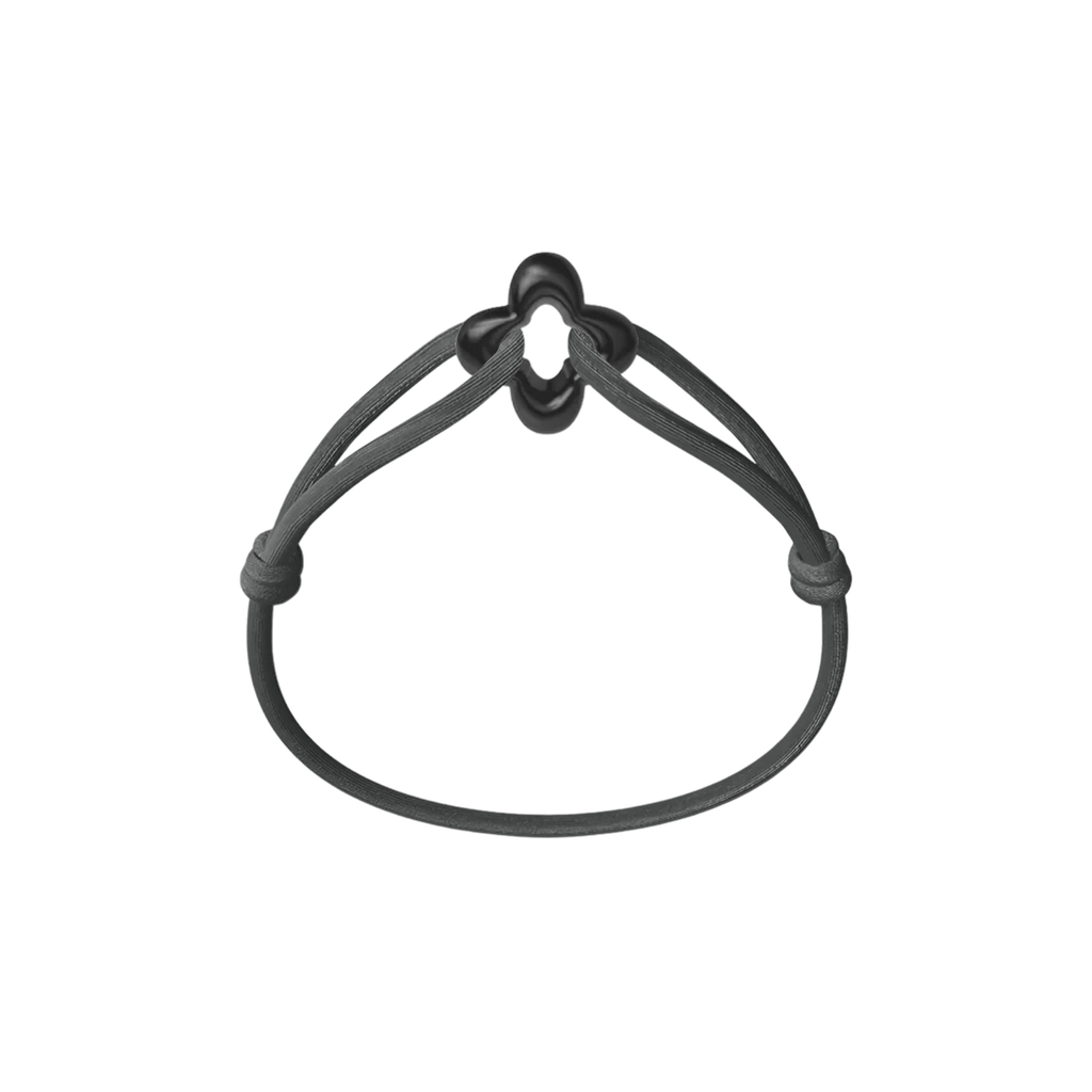 Black Clover Onyx Cord Bracelet