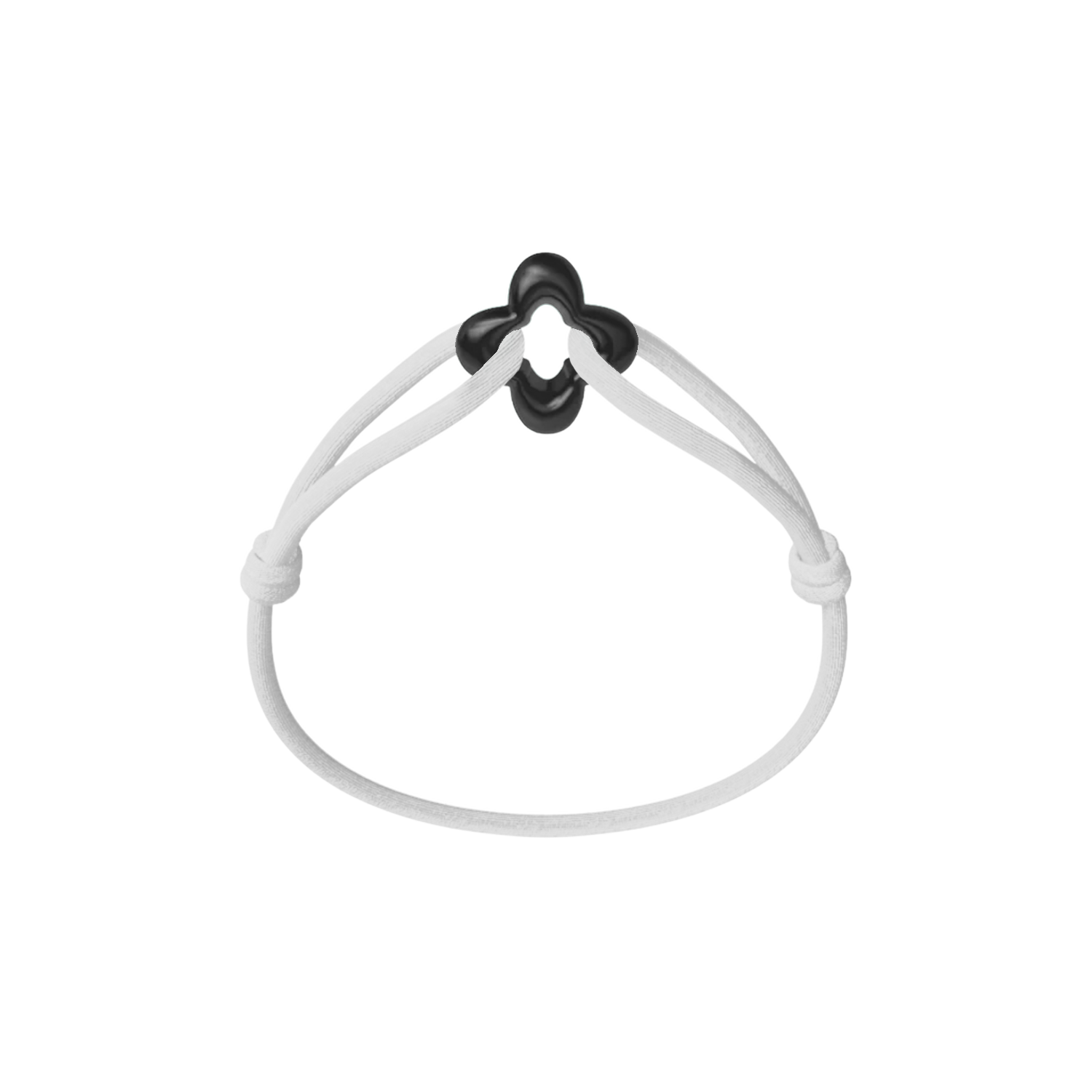 Black Clover Onyx Cord Bracelet
