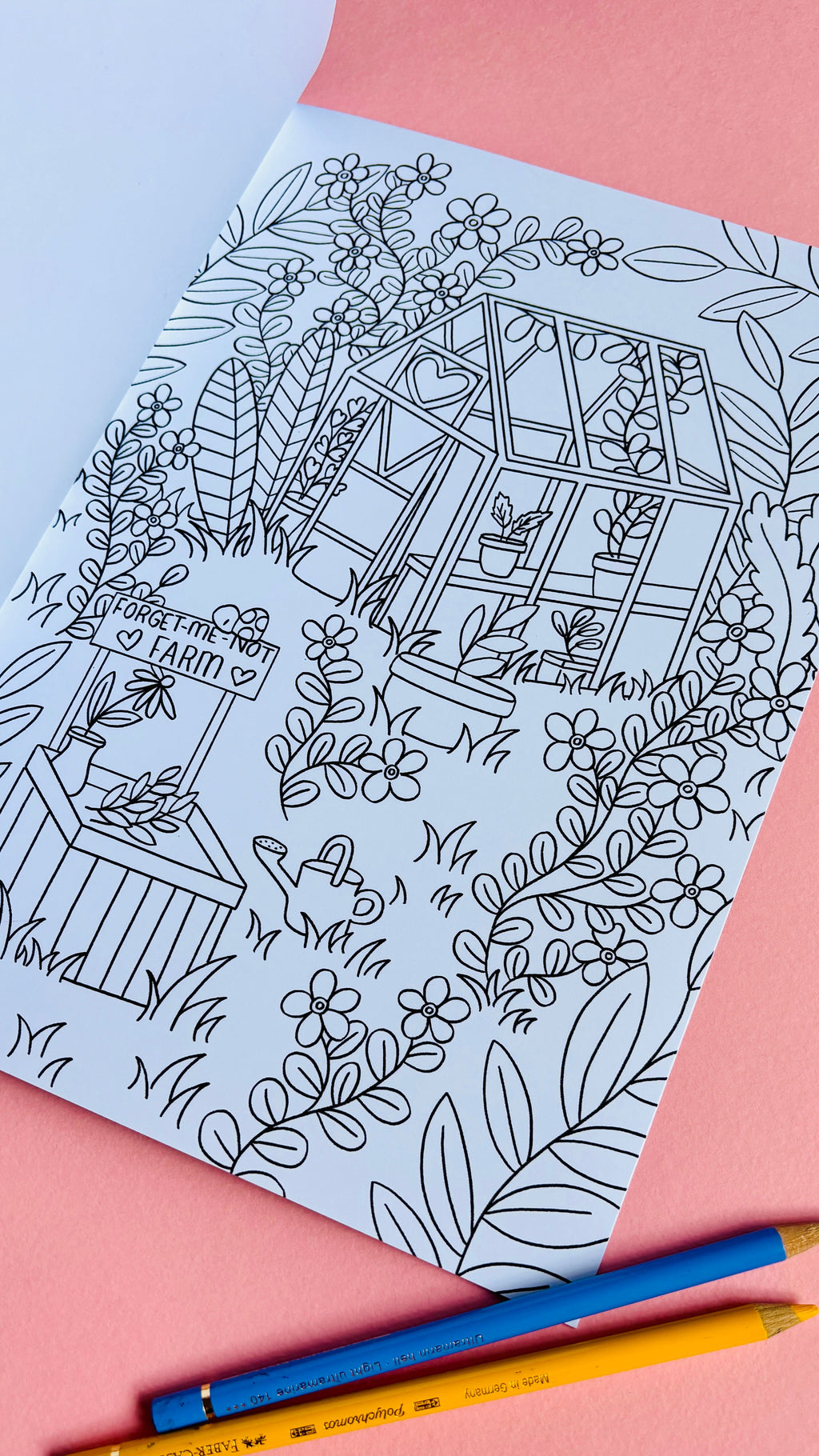 Fairy Tiny Homes Fantasy Colouring Book for Adults and Kids