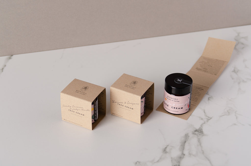 Citrus-Scented Herbal Face Cream - Moisturizing & Anti-Wrinkle by BONOBO at www.brixbailey.com