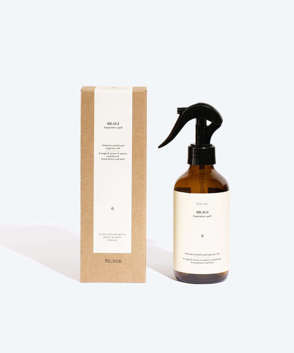 Bragi Inspired Home Spray – Unlock Creativity & Intuition by Smells Like Spells at www.brixbailey.com