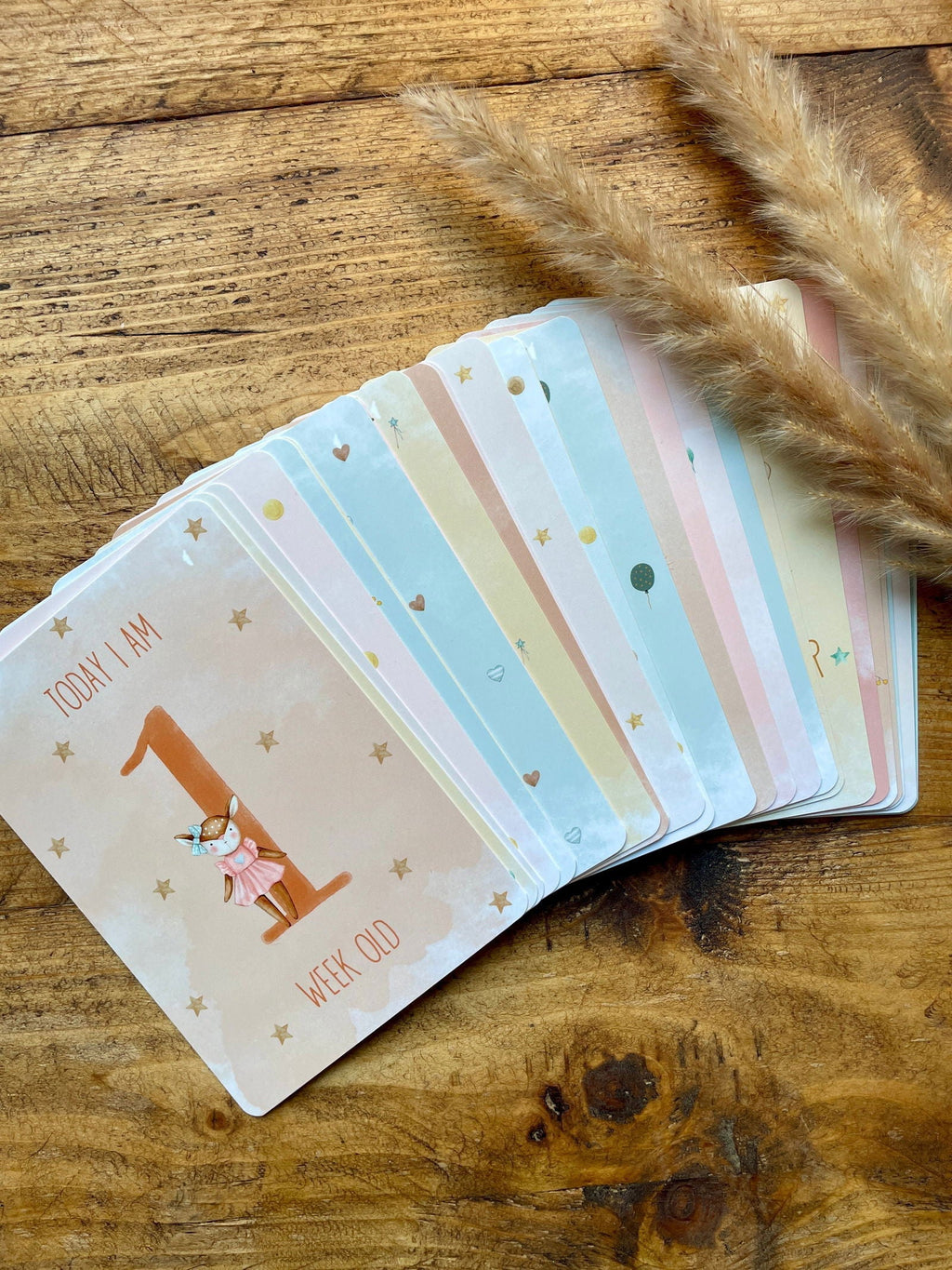 Baby Milestone Cards Set of 30