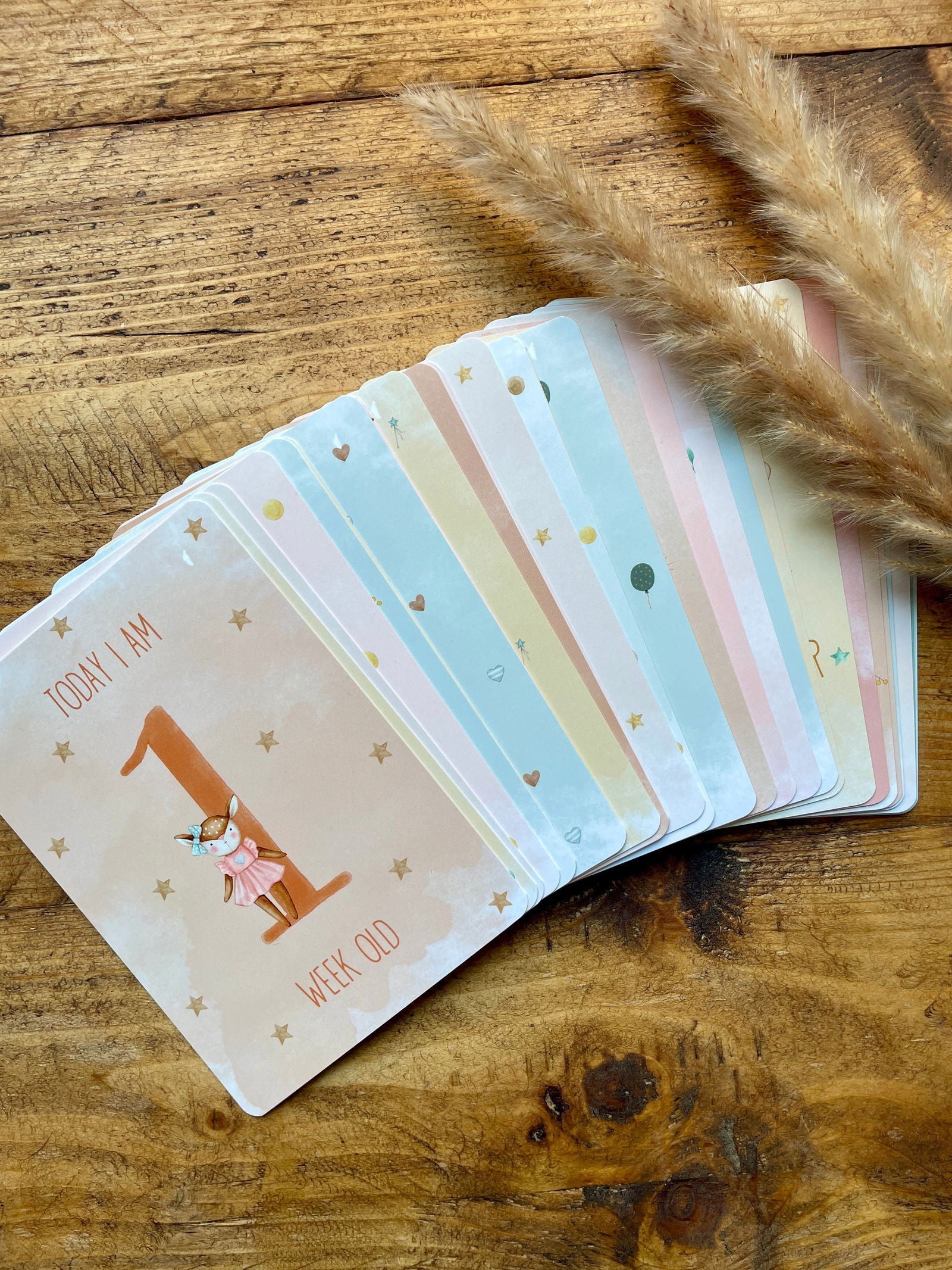 Baby Milestone Cards Set of 30