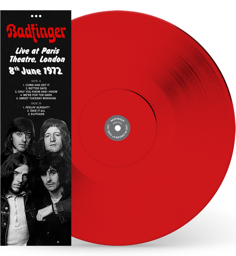 Live at the Paris Theatre London 1972 12 inch Red Vinyl Album
