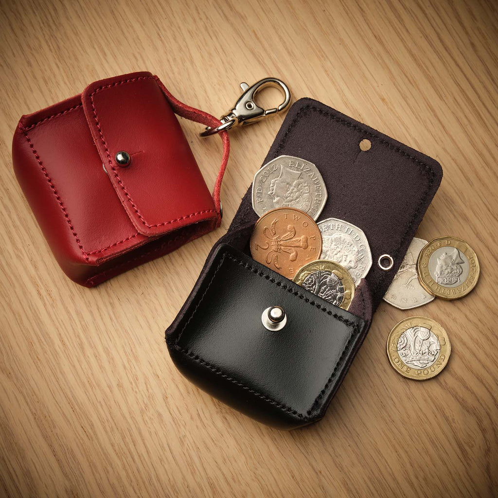 Red Leather Bag Charm