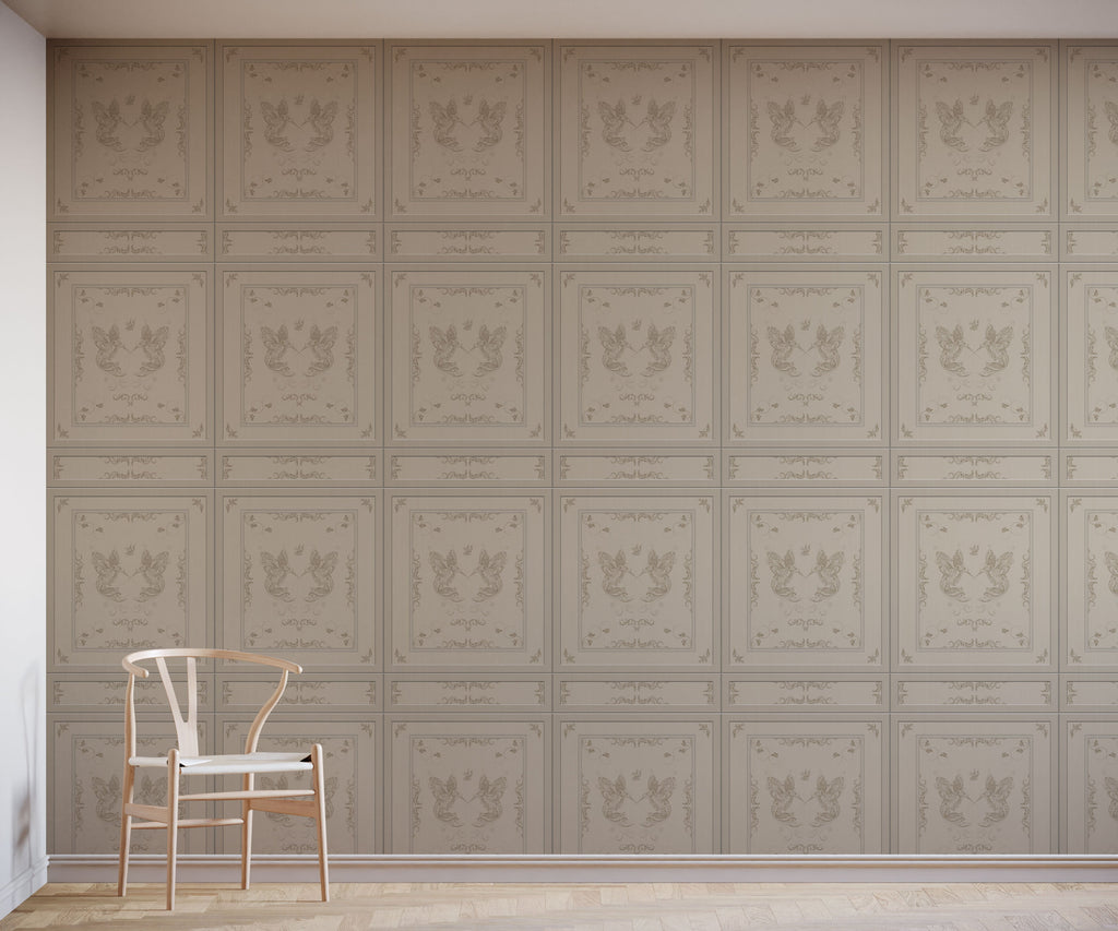 Balfour 3D Wood Panel Wallpaper with Hummingbirds