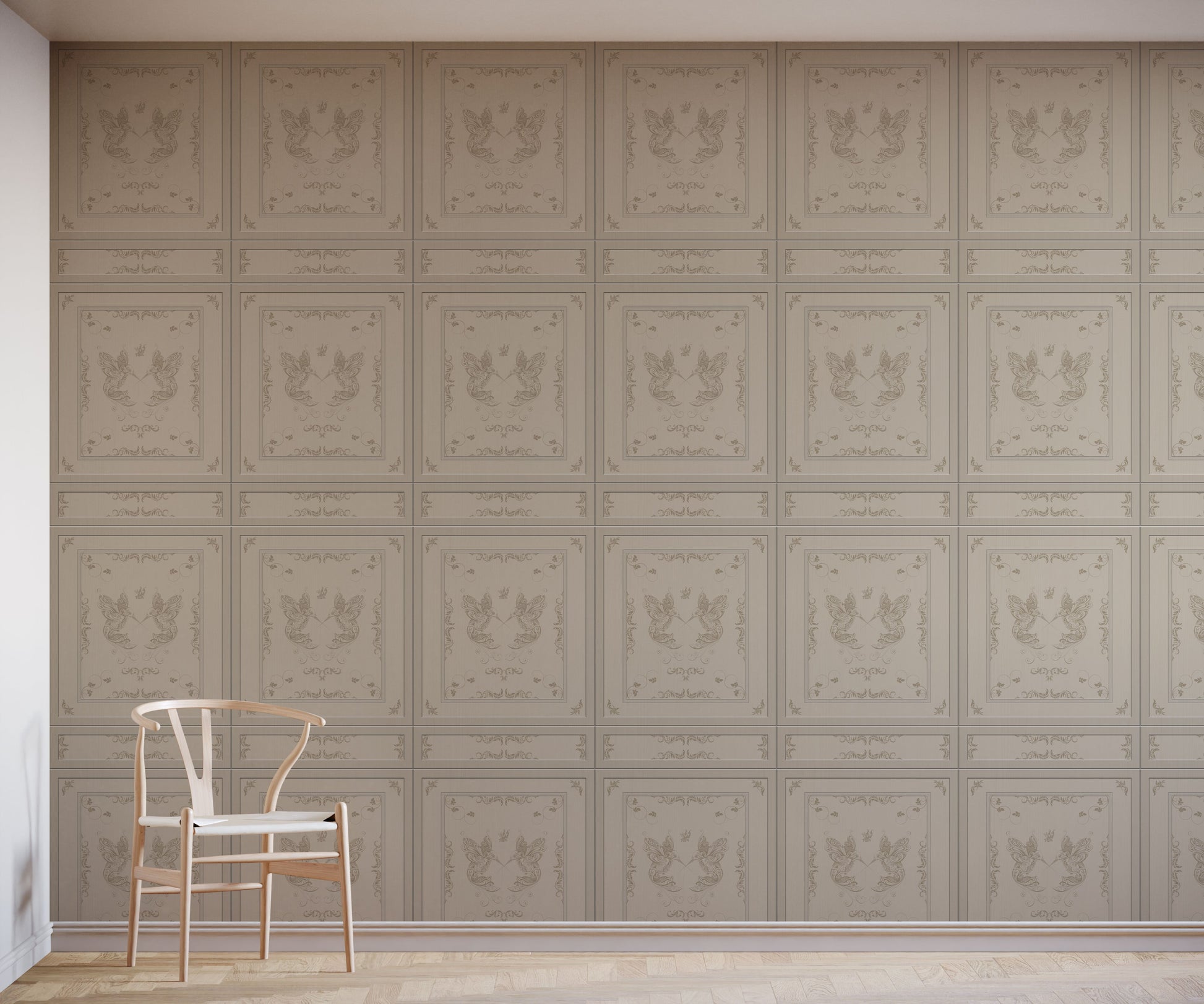 Balfour 3D Wood Panel Wallpaper with Hummingbirds