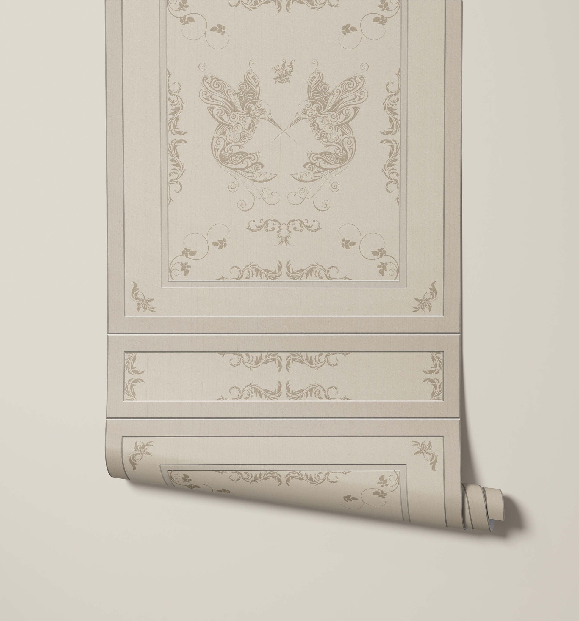 Balfour 3D Wood Panel Wallpaper with Hummingbirds