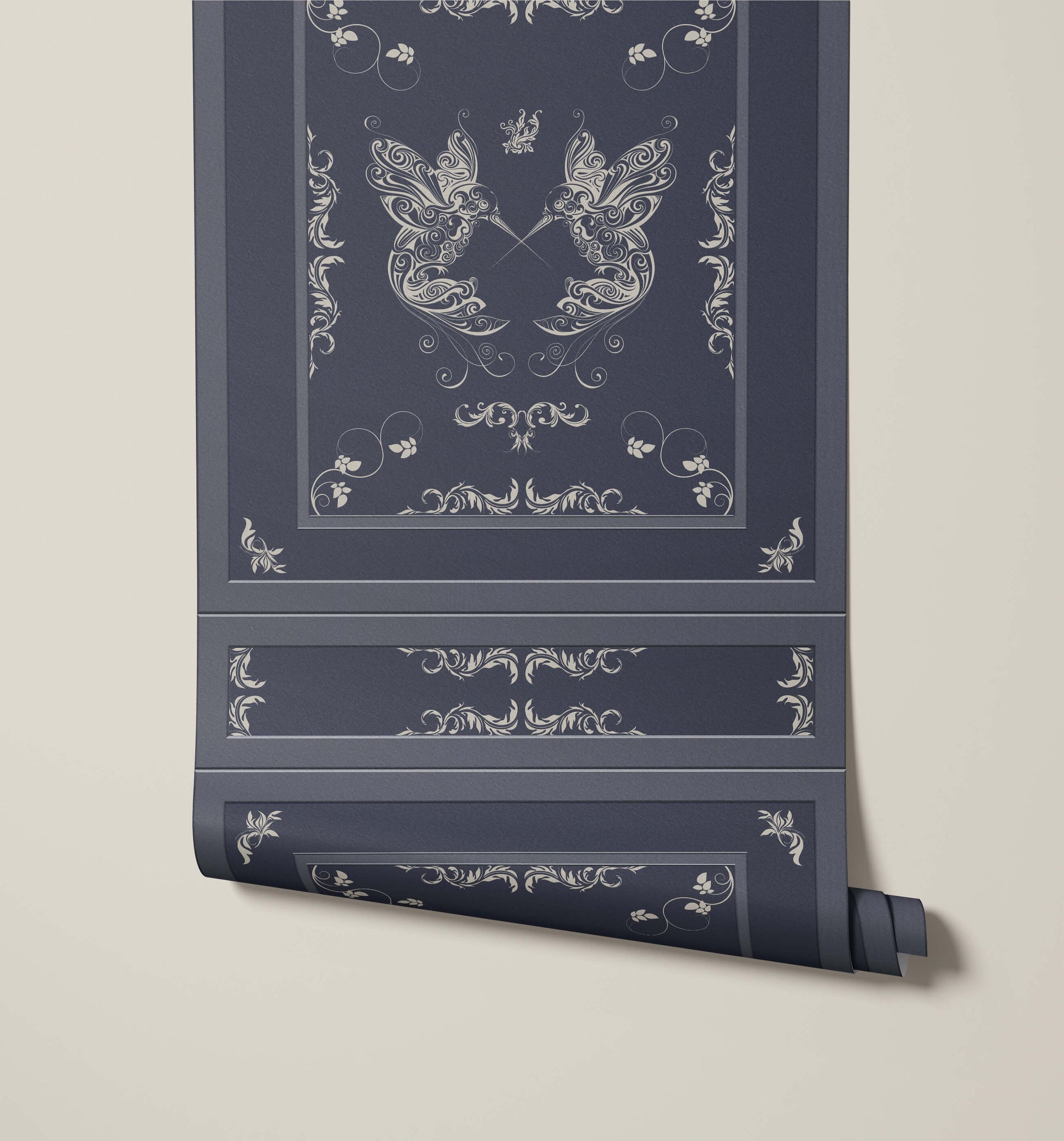 Balfour 3D Wood Panel Wallpaper with Hummingbirds