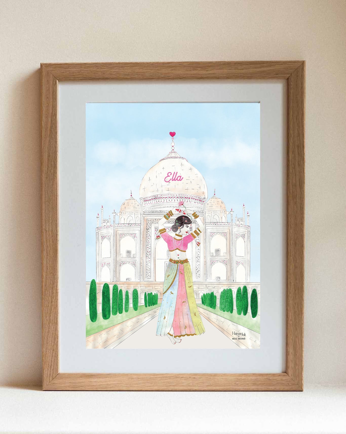 Princess of the Taj Mahal Framed Print