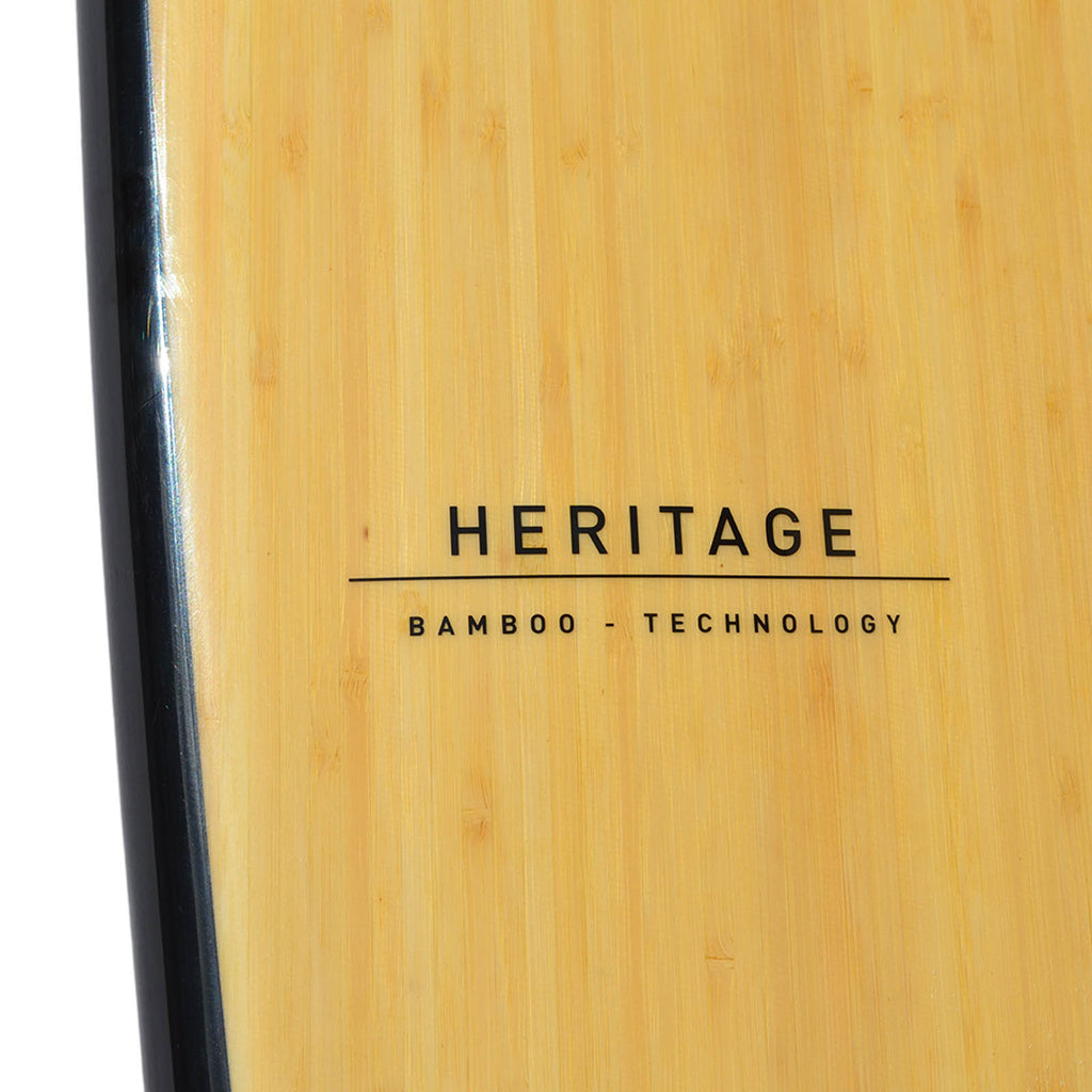 9ft Bamboo Round Pin Tail Longboard Surfboard