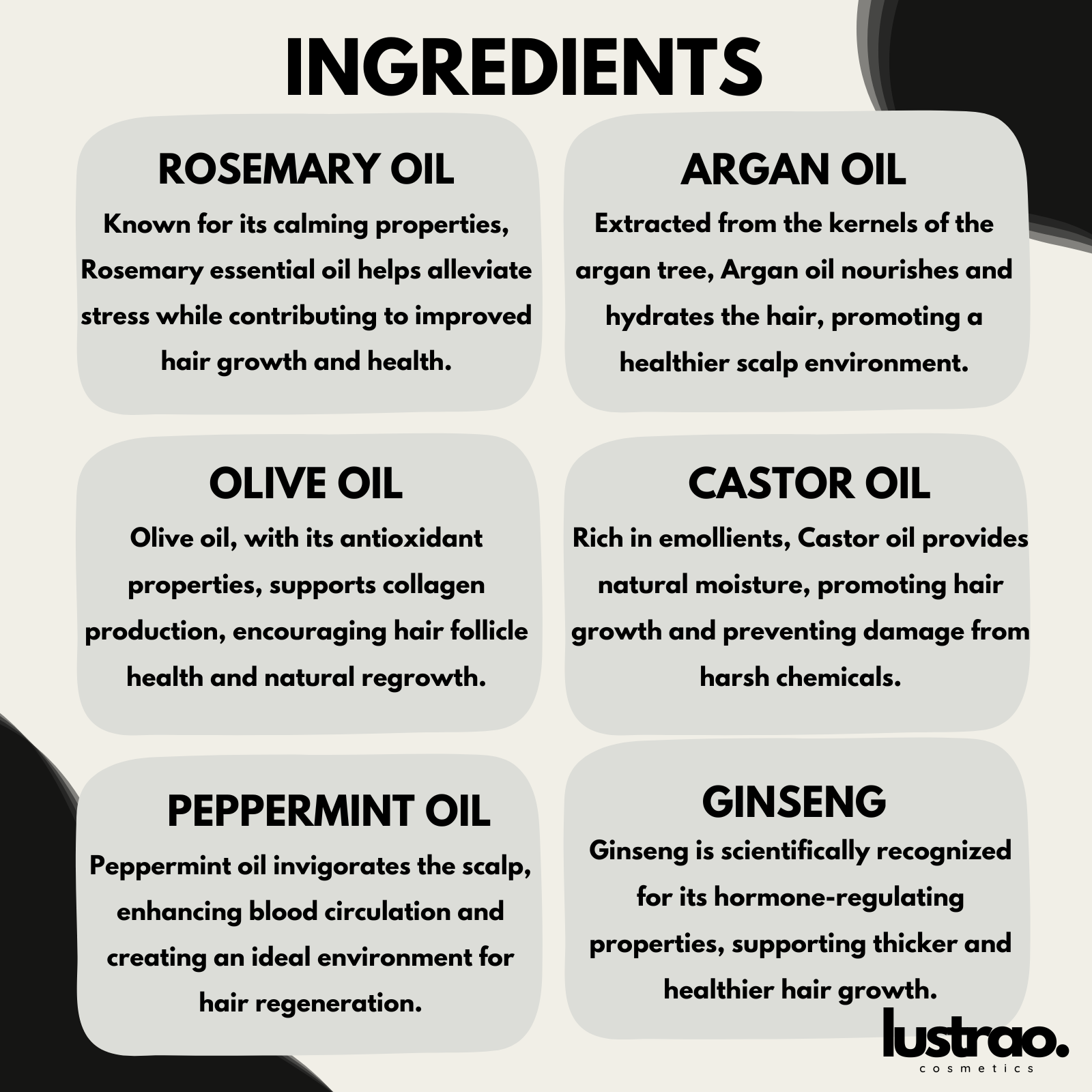 Hair Regrowth Oil for Thinning and Loss