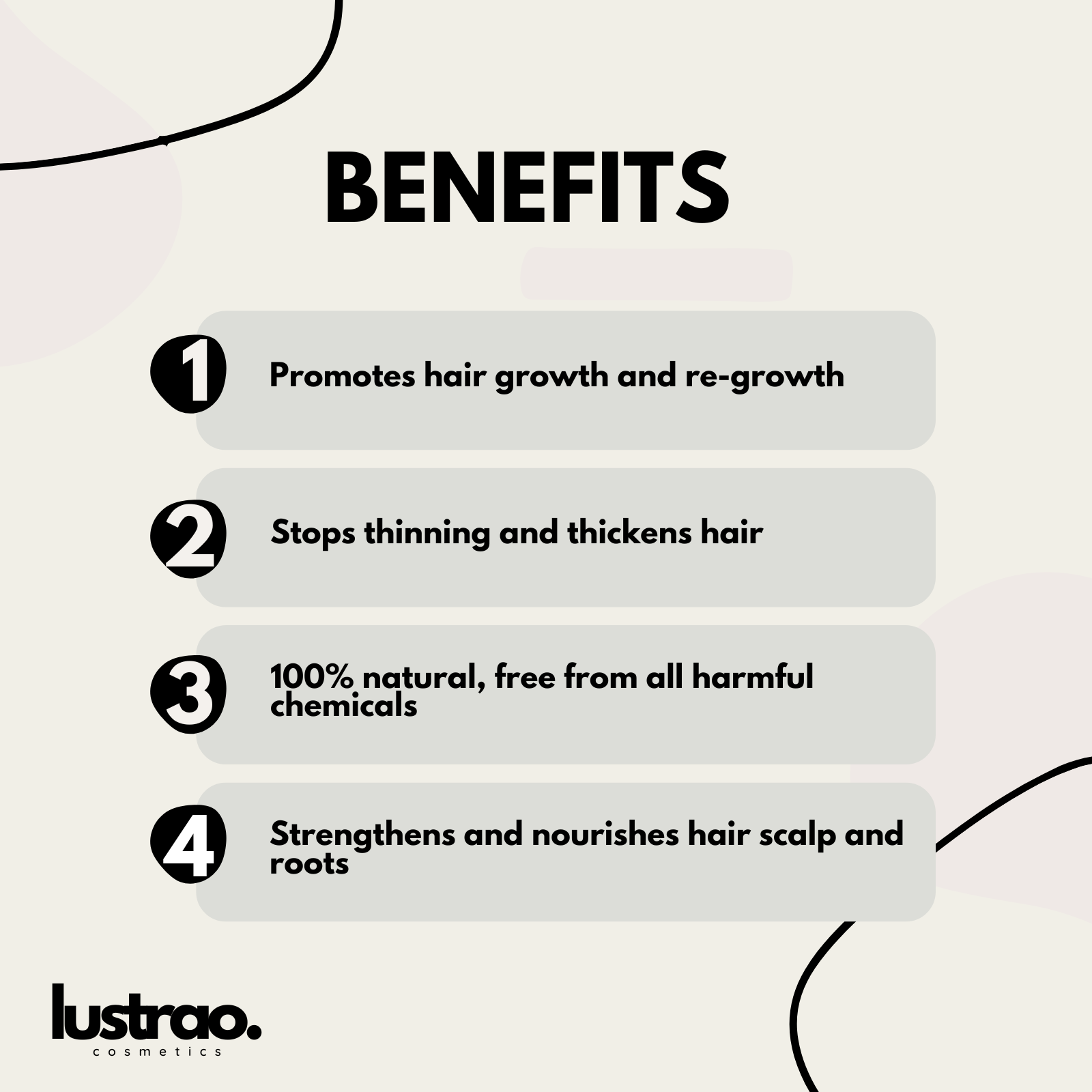 Hair Regrowth Oil for Thinning and Loss