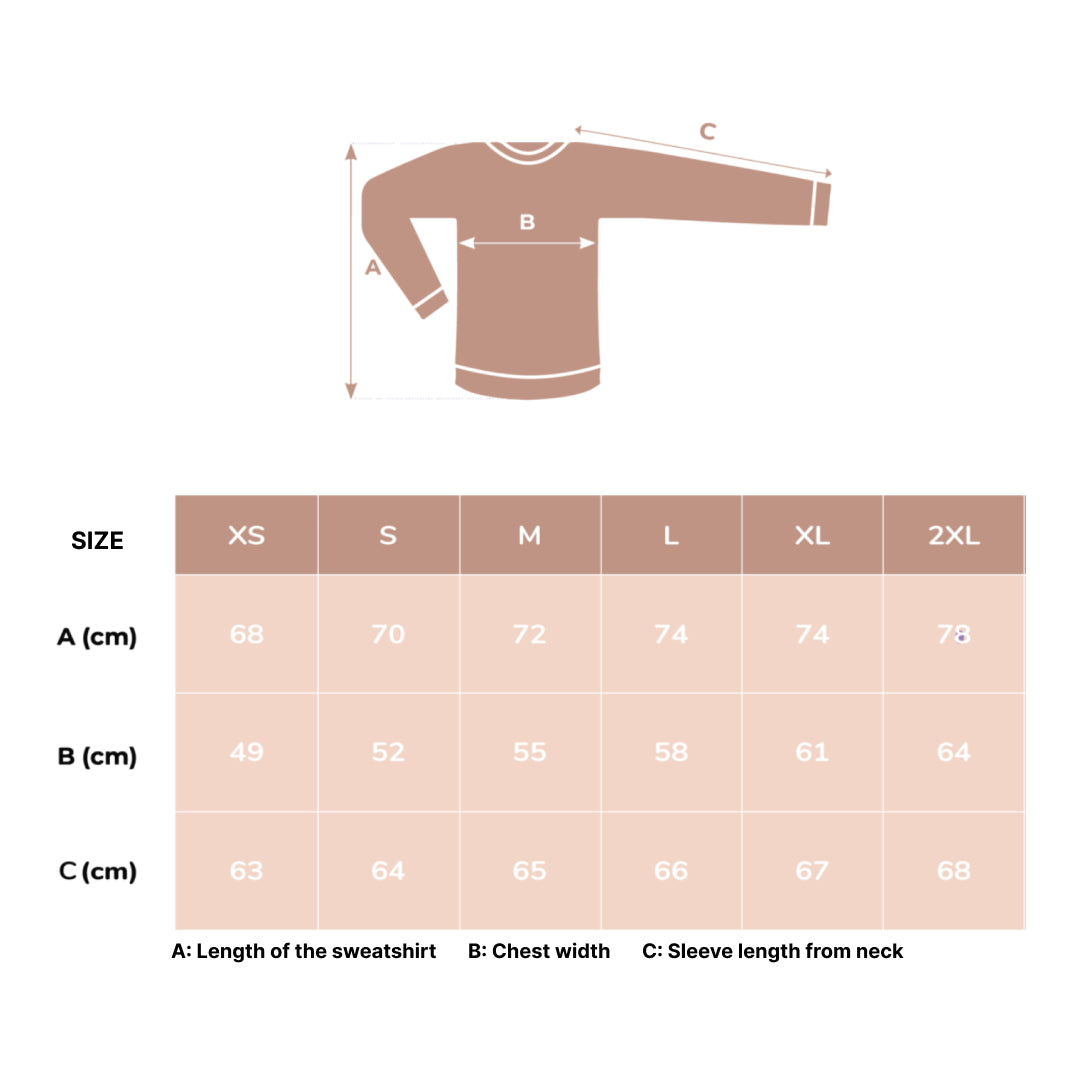 Embroidered Collar Organic Cotton Sweatshirt "Isoäiti" (FI)