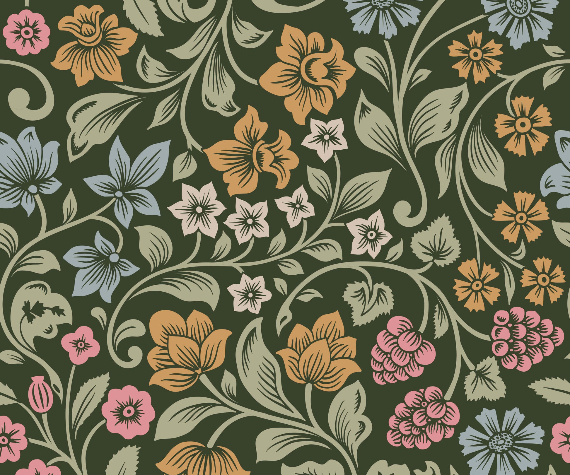 Billie Floral Wallpaper