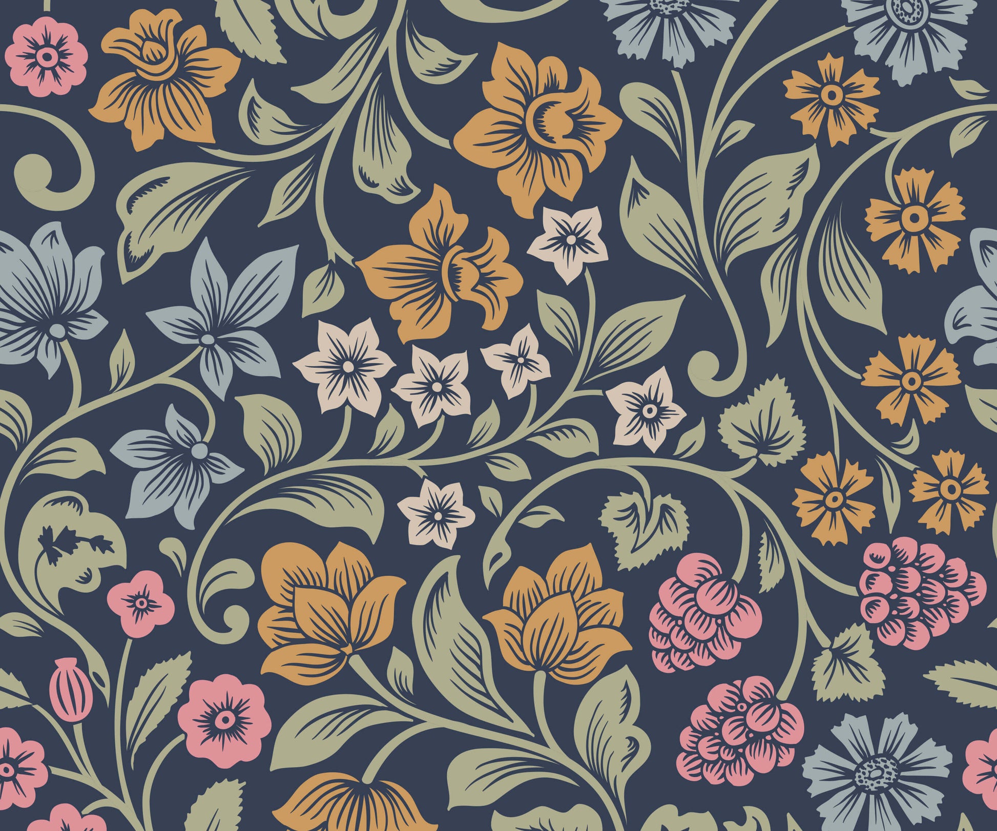 Billie Floral Wallpaper